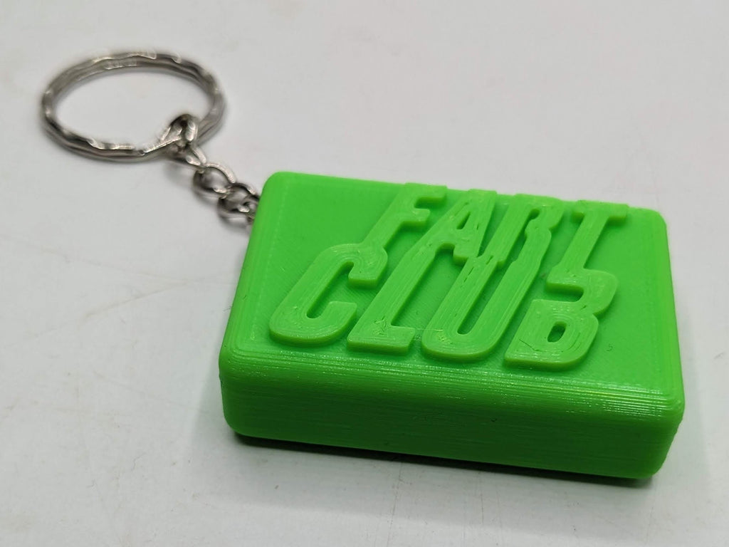 Fart Club Keyring / Rude Keyring / Novelty Keyring / Fart Keyring / Joke Keyring / Poo Gift / Funny Keyring / Farter Gift / Fart Bag Tag