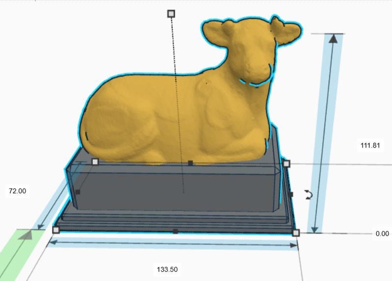 Personalised Cow Trophy, Farmer Cow Trophy, Gift for Cow Lover, Custom Trophy Gift, Cow Award Gift, Office Trophy, Animal Lover Award, Cow