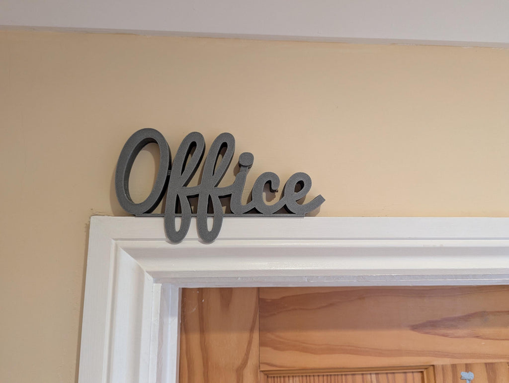 Office Door Sign, Home Office Door Sign, Office Door Topper, Room Door Sign, Custom Door Sign, The Office Sign, Office Art, Office Wall Sign