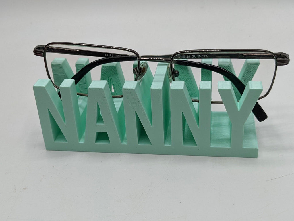 Nan Glasses Holder / Grandma / Nanny / Reading glasses Holder/ Present for Nan / Spectacles Holder / Gift for Grandma / Side Table Glasses