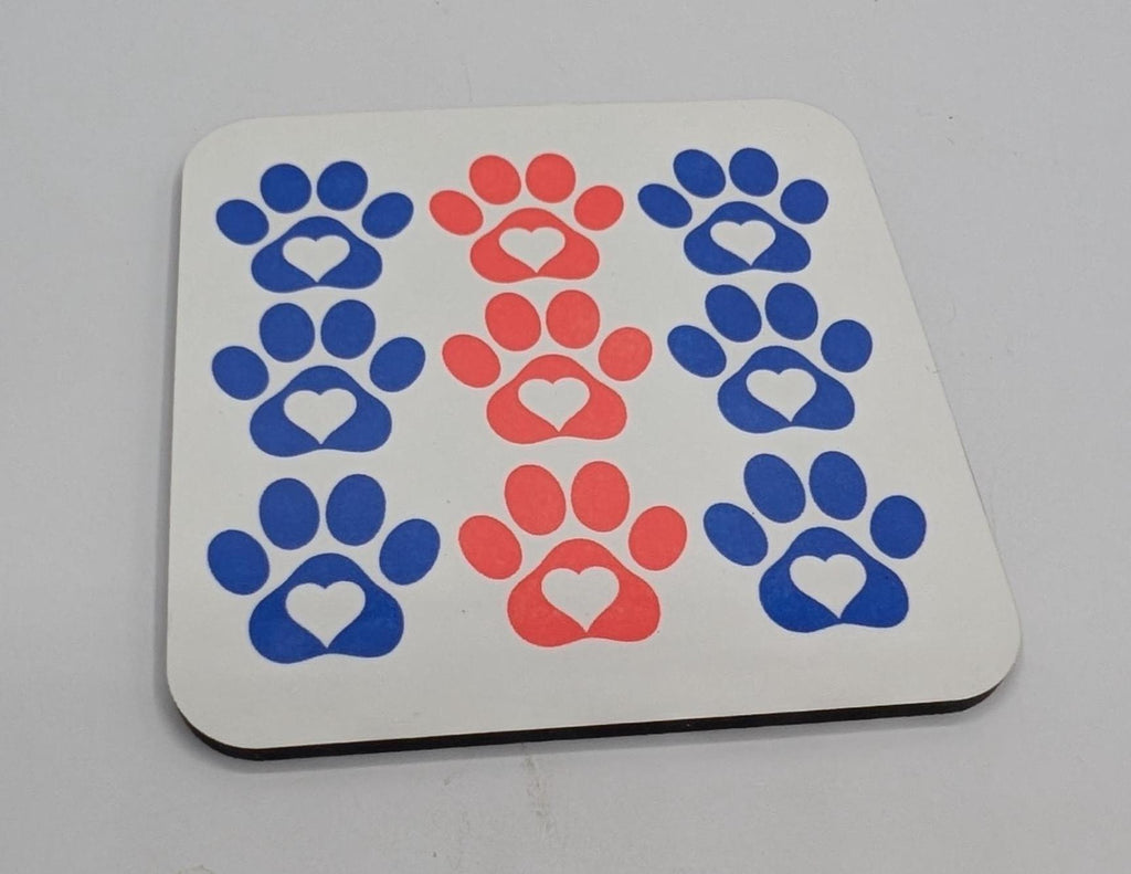 Dog Paw Print Coaster, Dog Lover Gift, Dog Mum Gift, Dog Dad Gift, Animal Coaster, Puppy Owner Gift, Gift for Dog Owner, Dog Paw Shape Gift