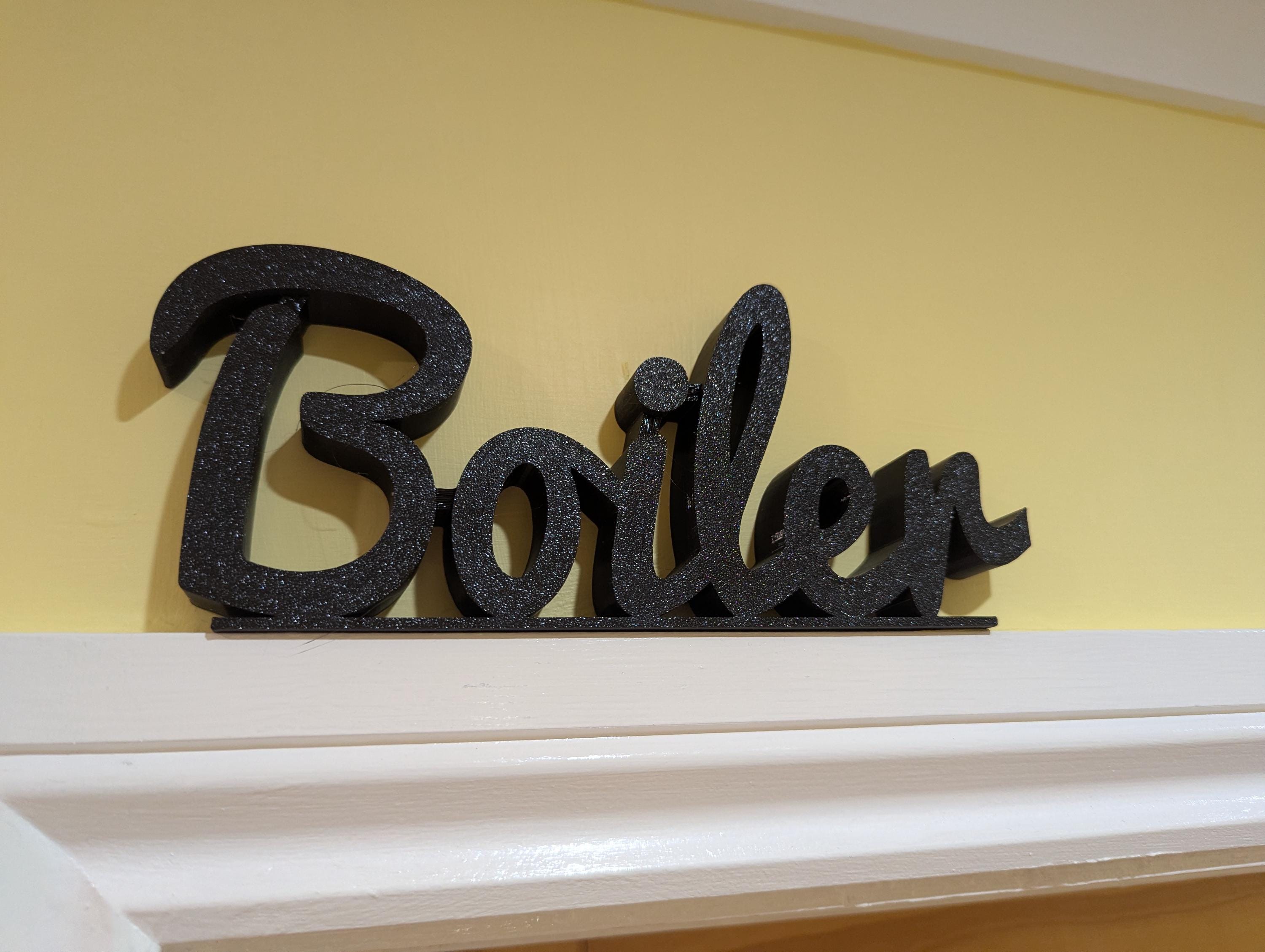 Boiler Above Door Sign, Boiler Door Topper, Boiler Cupboard Door, Custom Door Sign, Office Door Sign, Quirky Door Sign, Boiler Room Sign