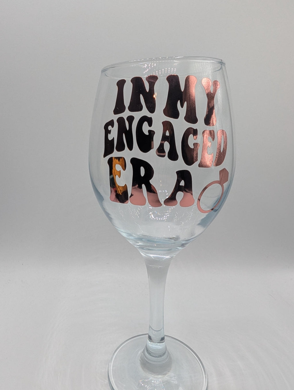 My Engaged Era Glass, Gift for Her, Engagement Present, Present For Her, Birthday Present, Engagement Party Glass, Congratualations Gift