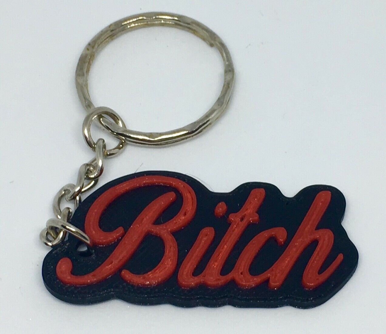 Bitch Keyring / Swear Words / Funny Joke Gift / Hen Party Bag Filler / Novelty Bitch Keyring / Bitch Keychain / Bitch Bag Tag / Friend Gift