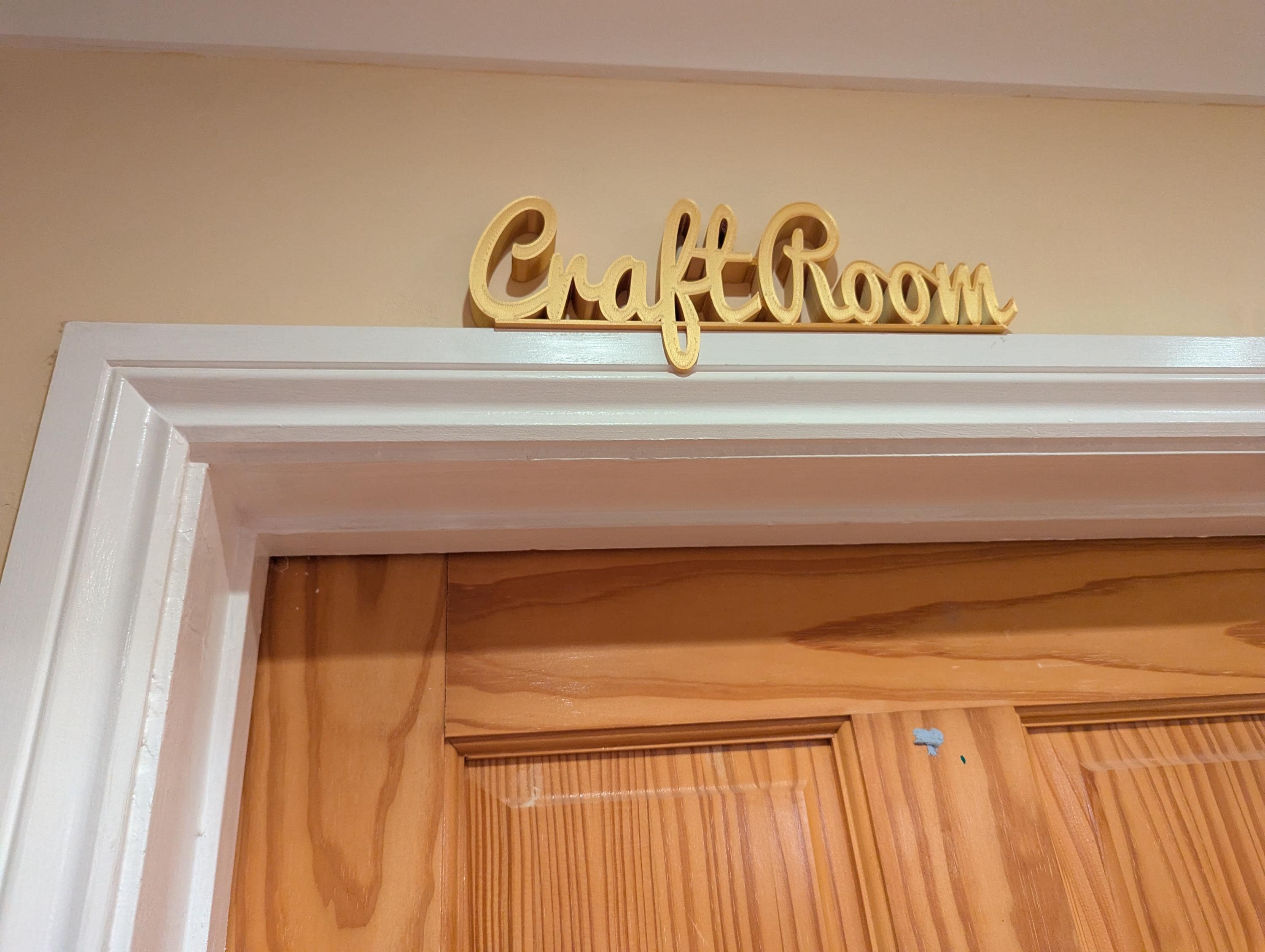 Craft Room Door Sign, Crafter Door Sign, Door Topper, Custom Door Sign, Above Door Sign, Quirky Sign, Sign For Crafters, Crafting Room Sign