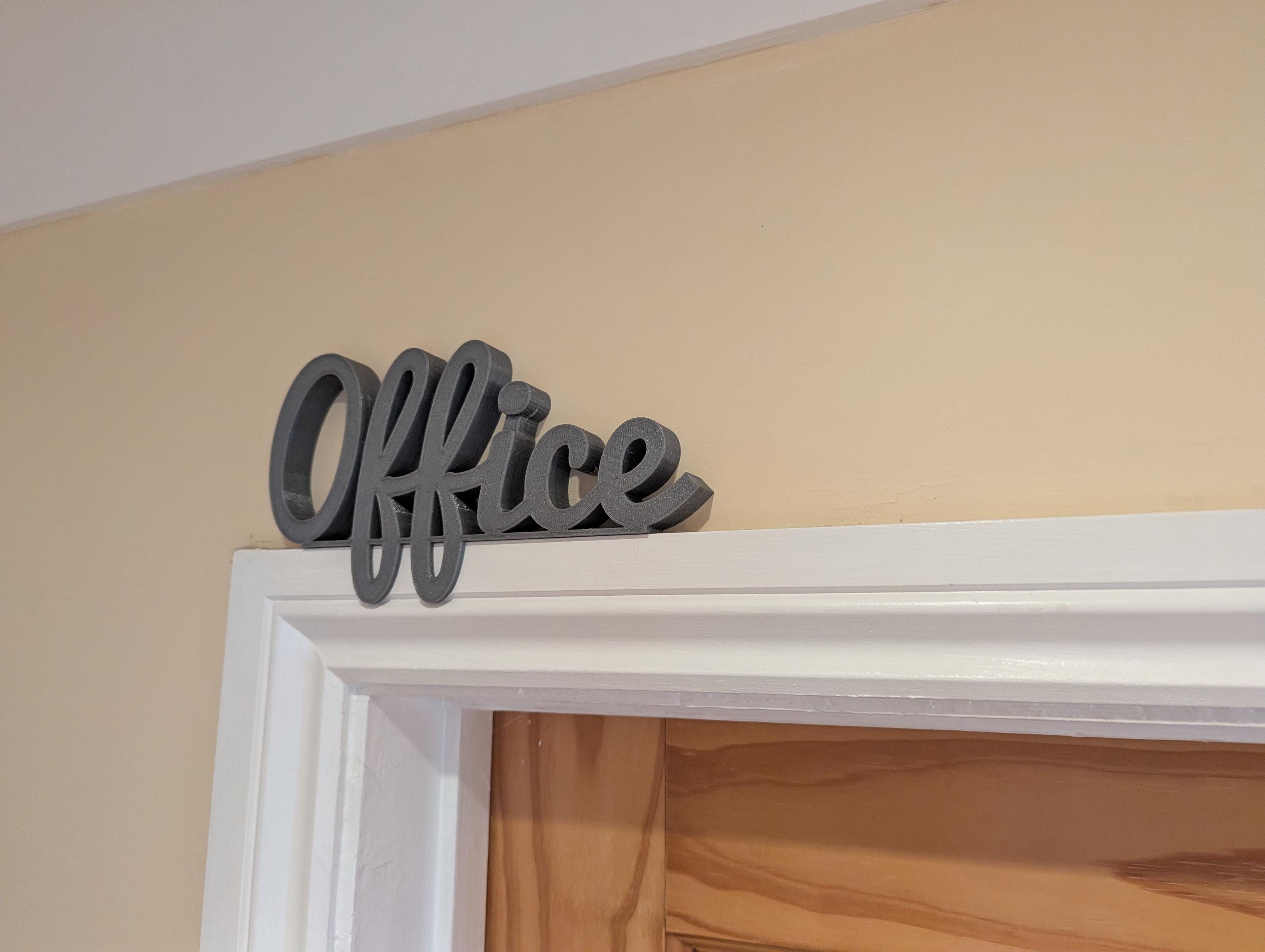 Office Door Sign, Home Office Door Sign, Office Door Topper, Room Door Sign, Custom Door Sign, The Office Sign, Office Art, Office Wall Sign