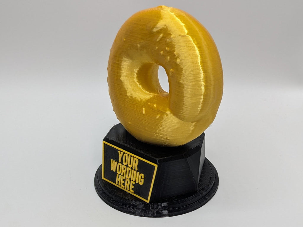 Personalised Bagel Trophy, Bagel Award, Gift for friend, Joke Award, Personalised Trophy Award, Joke Bagel Gift, Bagel Lover Award, Bagel
