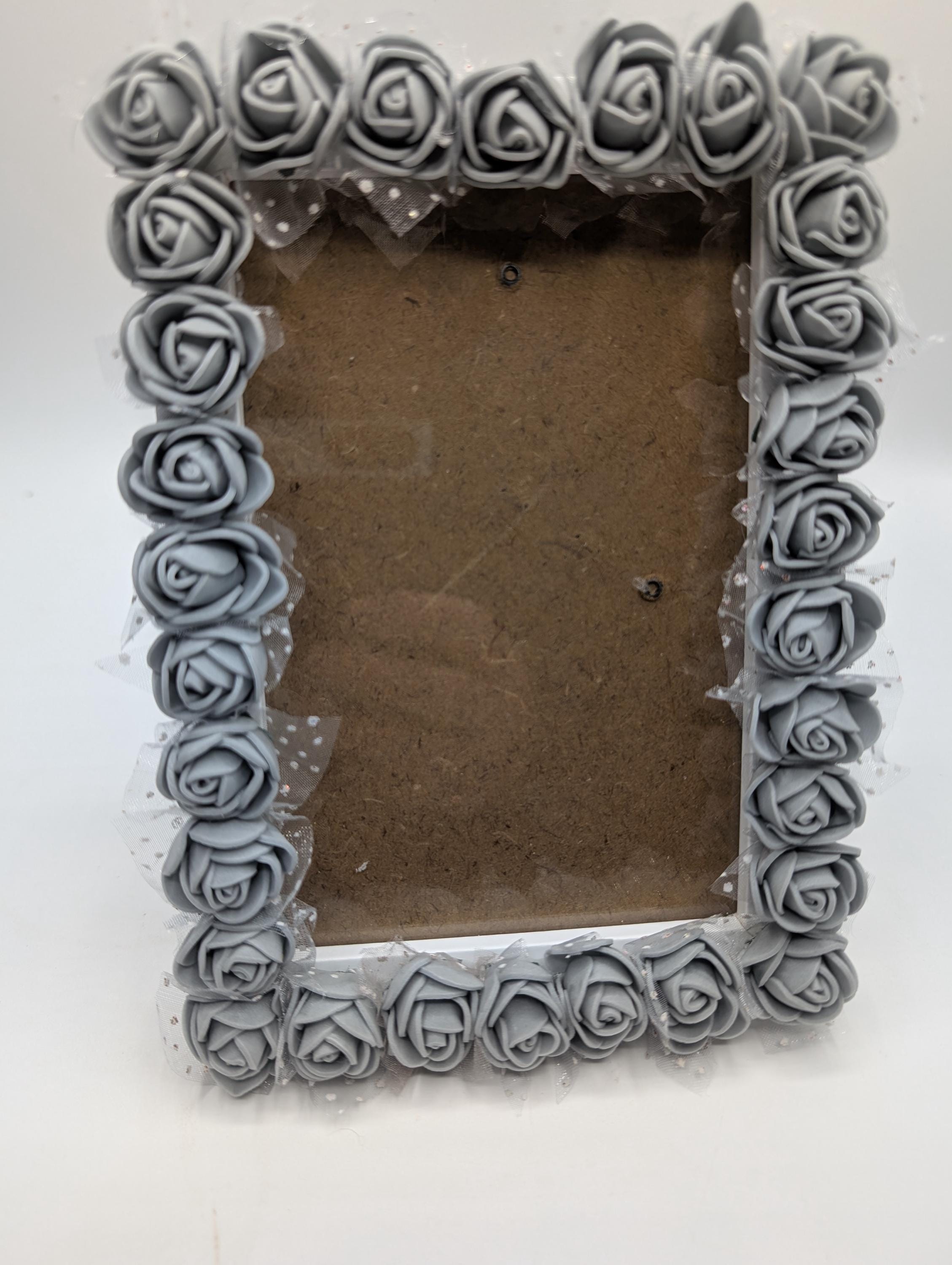 Rose Flower Frame, Gift for Her, Birthday Frame Gift, Mother's Day Gift, Loved One Frame,  Christening Gift, Wedding Gift, Christmas Roses