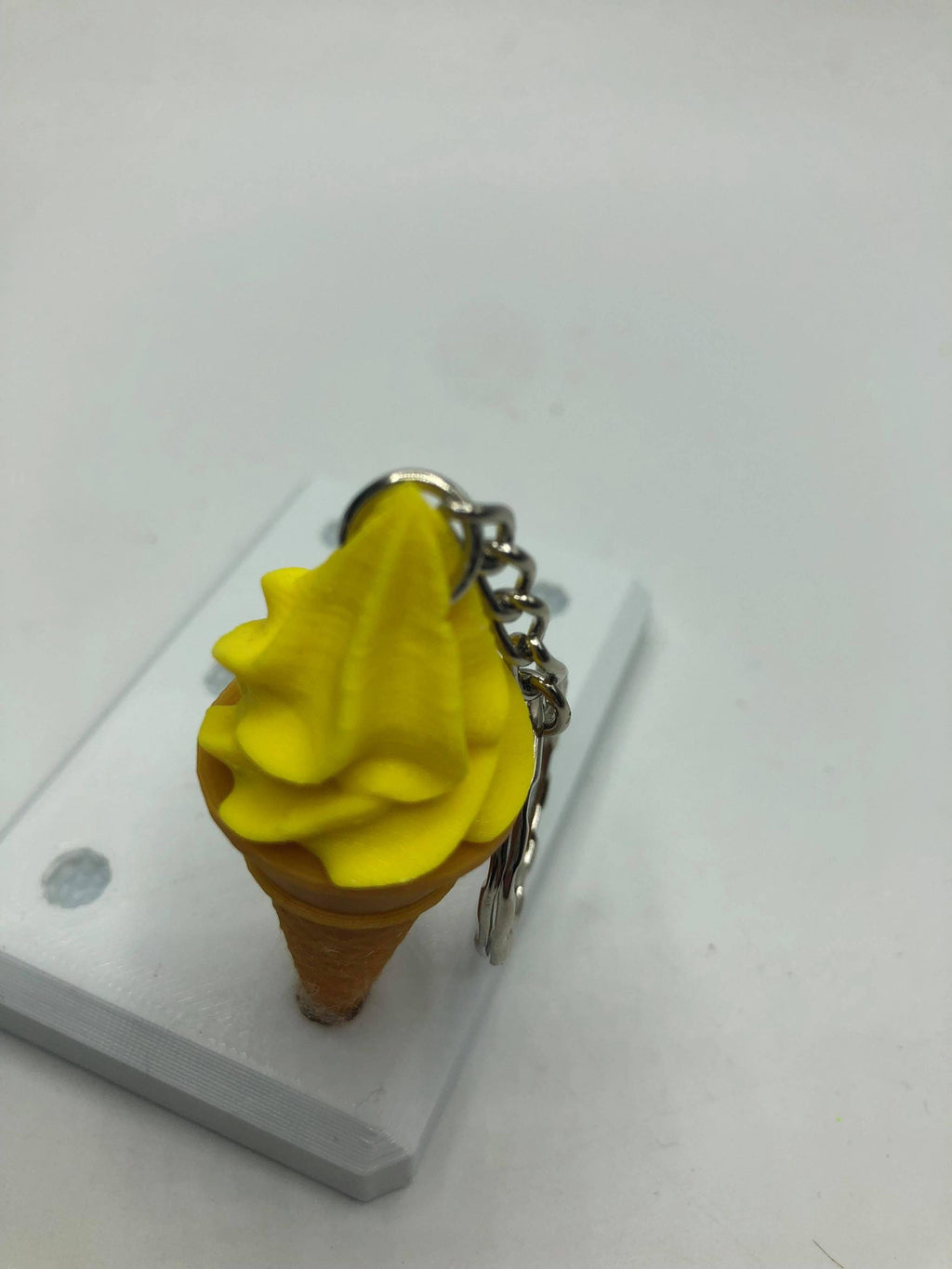 Ice Cream Cone Keyring, Whipped Ice Cream Keyring, Ice Cream Shape Gift, Ice Cream Lover, Ice Cream Charm, Frozen Yoghurt Keyring, Cone Tag