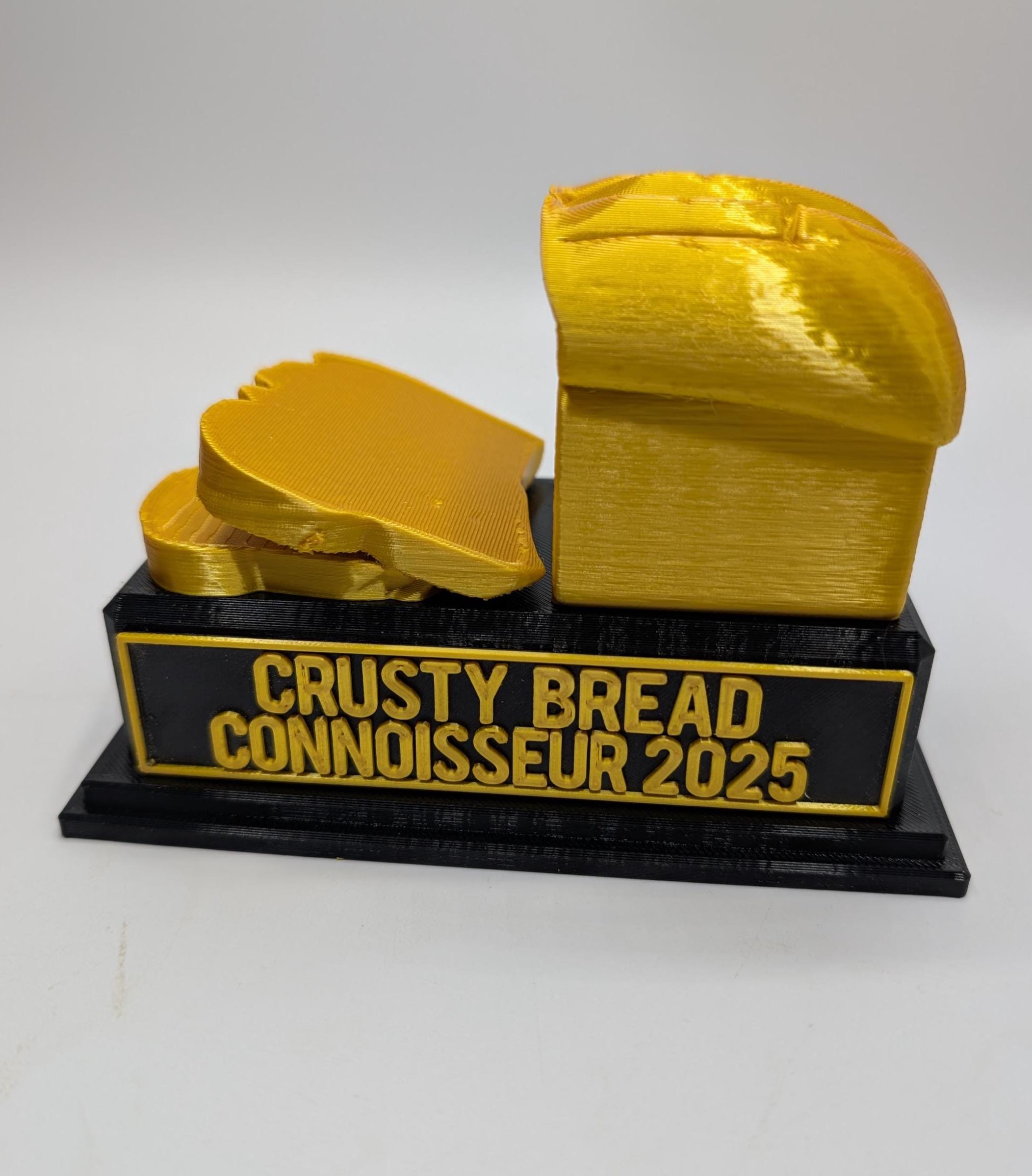 Personalised Loaf of Bread Trophy, Sandwich Award, Custom Trophy, Office Trophy, Funny Trophy, Sandwich Lover Award Gift, Crusty Bread Lover