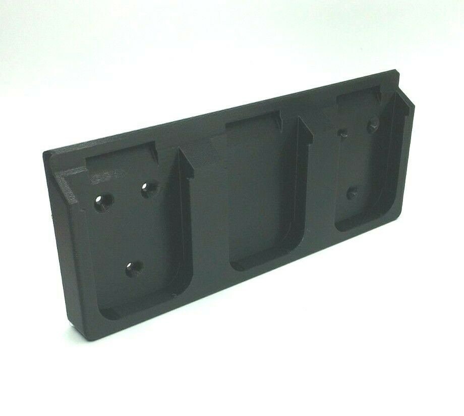 Makita 18v Triple Battery Holder / Makita Triple Wall Mount - Shed, Van/Workshop / Makita Battery Storage Mount / Battery Mount Makita18v