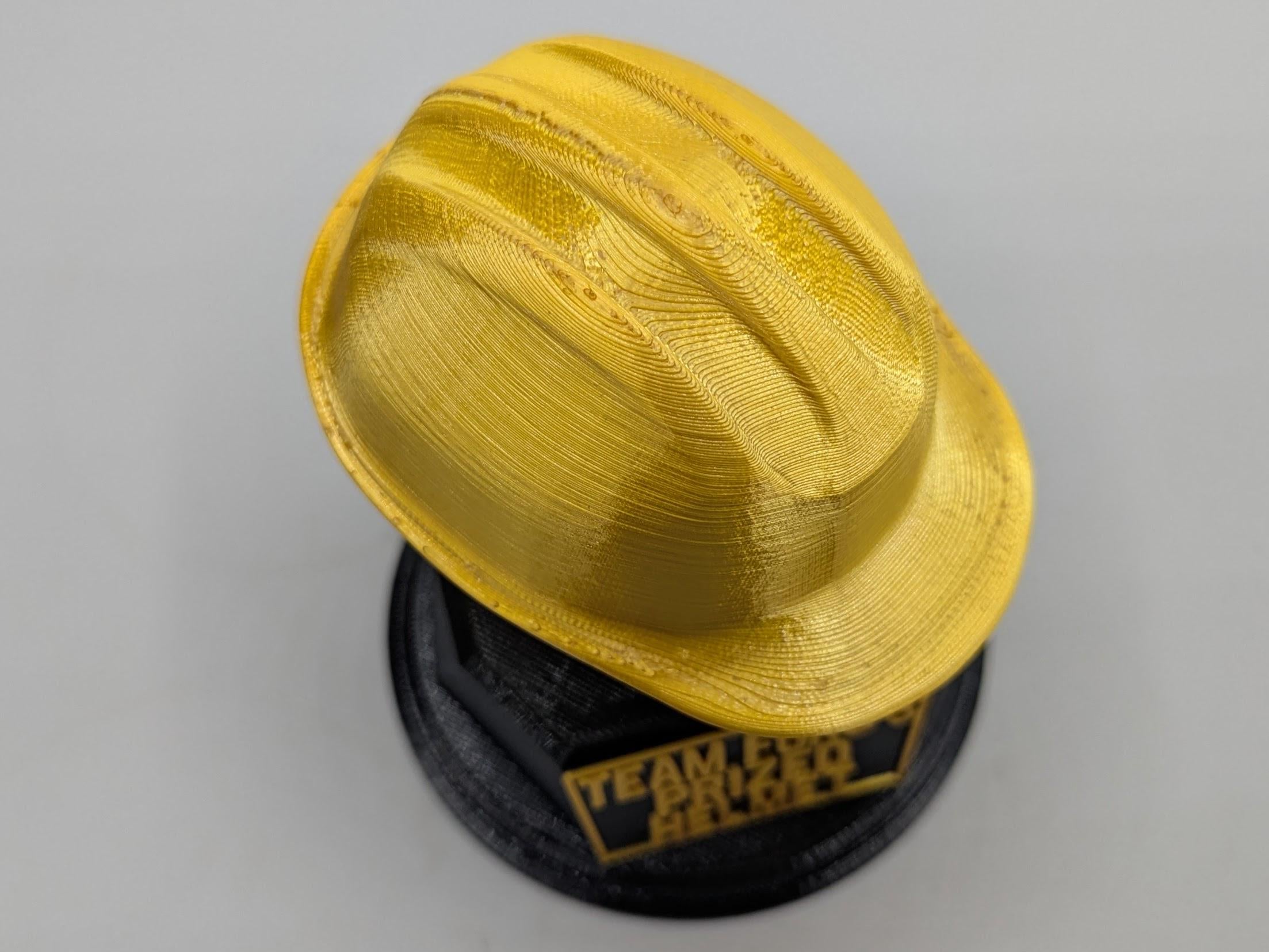 Personalised Safety Hat Trophy, Hard Hat Trophy, Gift for Builder, Custom Trophy Gift, Workman Trophy Award, Safety Hat Award, Site Award