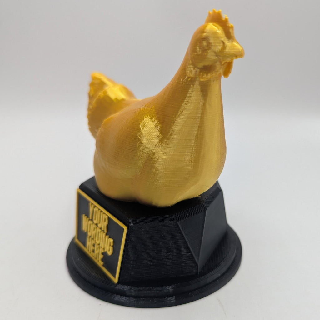 Personalised Chicken Trophy, Farmer Award Trophy, Gift for Chicken Lover, Custom Trophy Gift, Chicken Award Gift, Office Trophy, AnimalLover