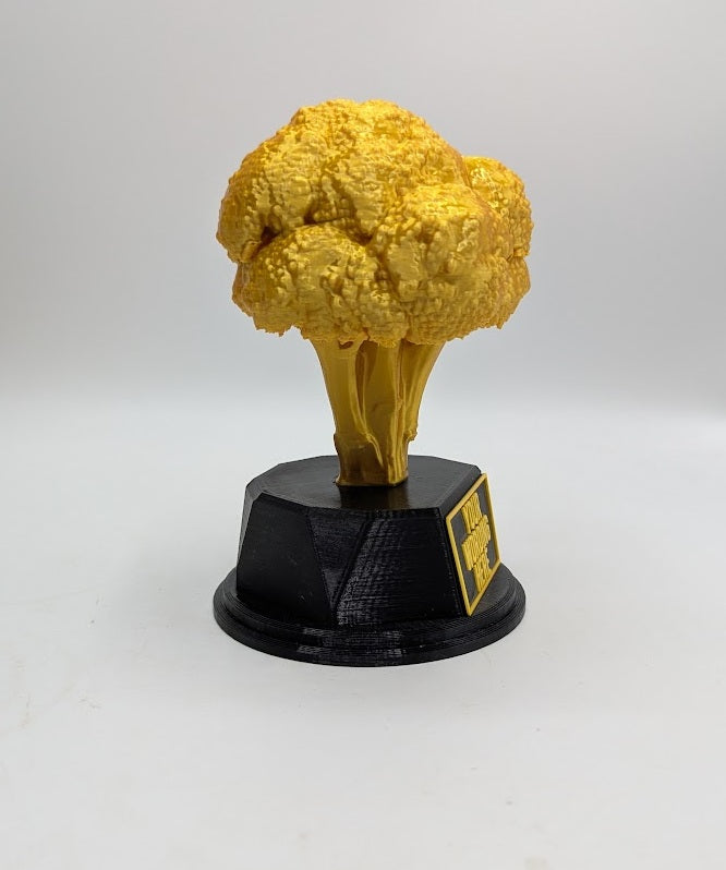 Personalised Broccoli Trophy, Gardener Award Gift, Custom Trophy Gift, Broccoli Lover Gift, Office Trophy, Vegetable Award, Vegetarian Gift