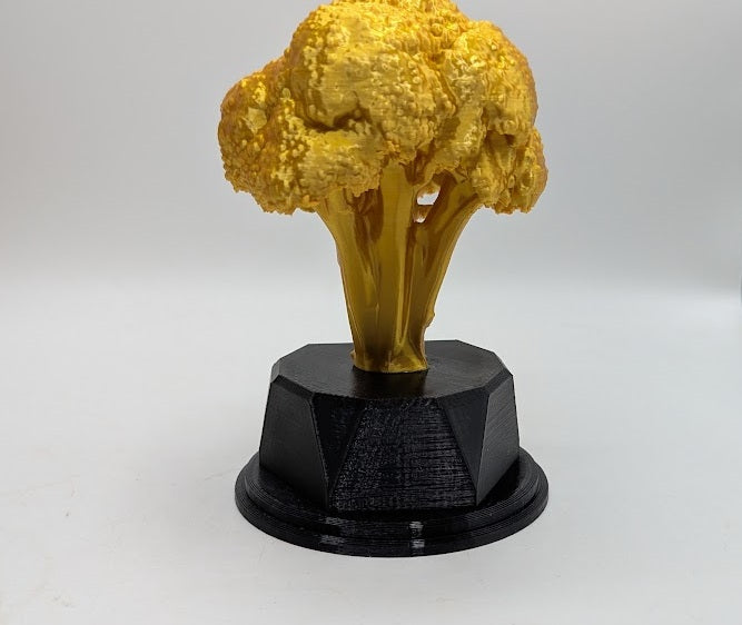 Personalised Broccoli Trophy, Gardener Award Gift, Custom Trophy Gift, Broccoli Lover Gift, Office Trophy, Vegetable Award, Vegetarian Gift