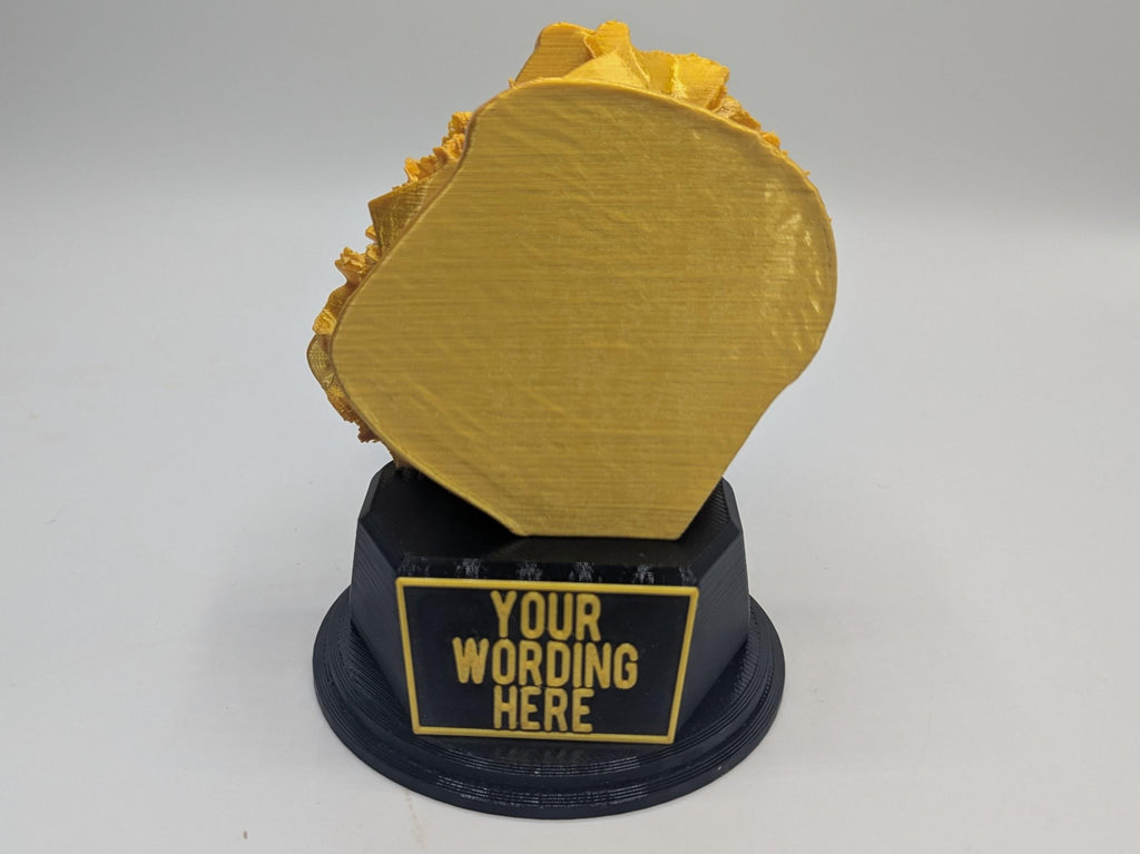 Personalised Cheese Sandwich Trophy, Cheese & Lettuce Sandwich Award, Custom Trophy, Office Trophy, Funny Trophy, Sandwich Lover Award Gift