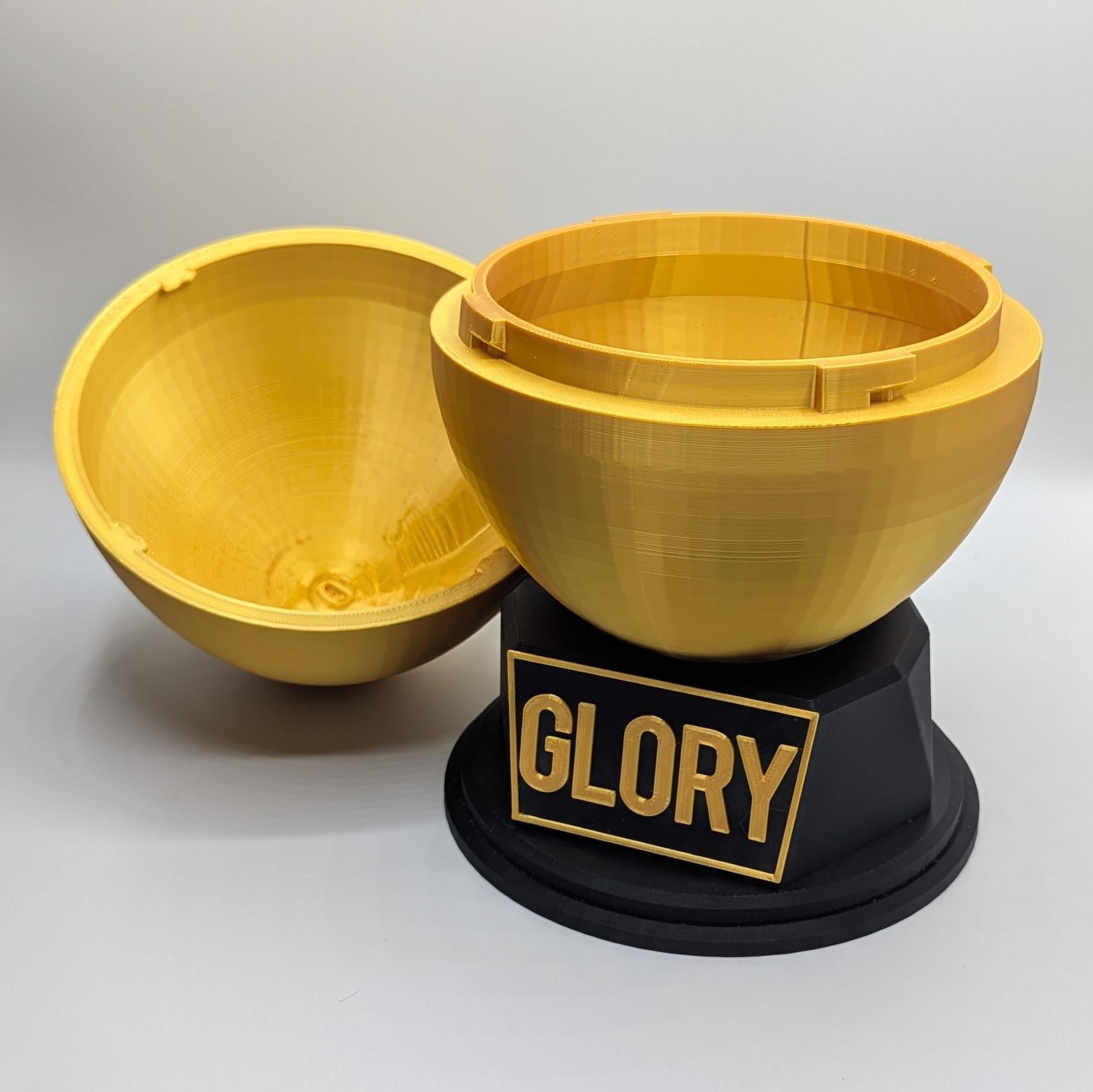 Personalised Golden Egg Trophy, Large Fillable Egg Award, Good Egg Award, Best Employee, Custom Trophy, Golden Goose Egg Award, Eggcellence