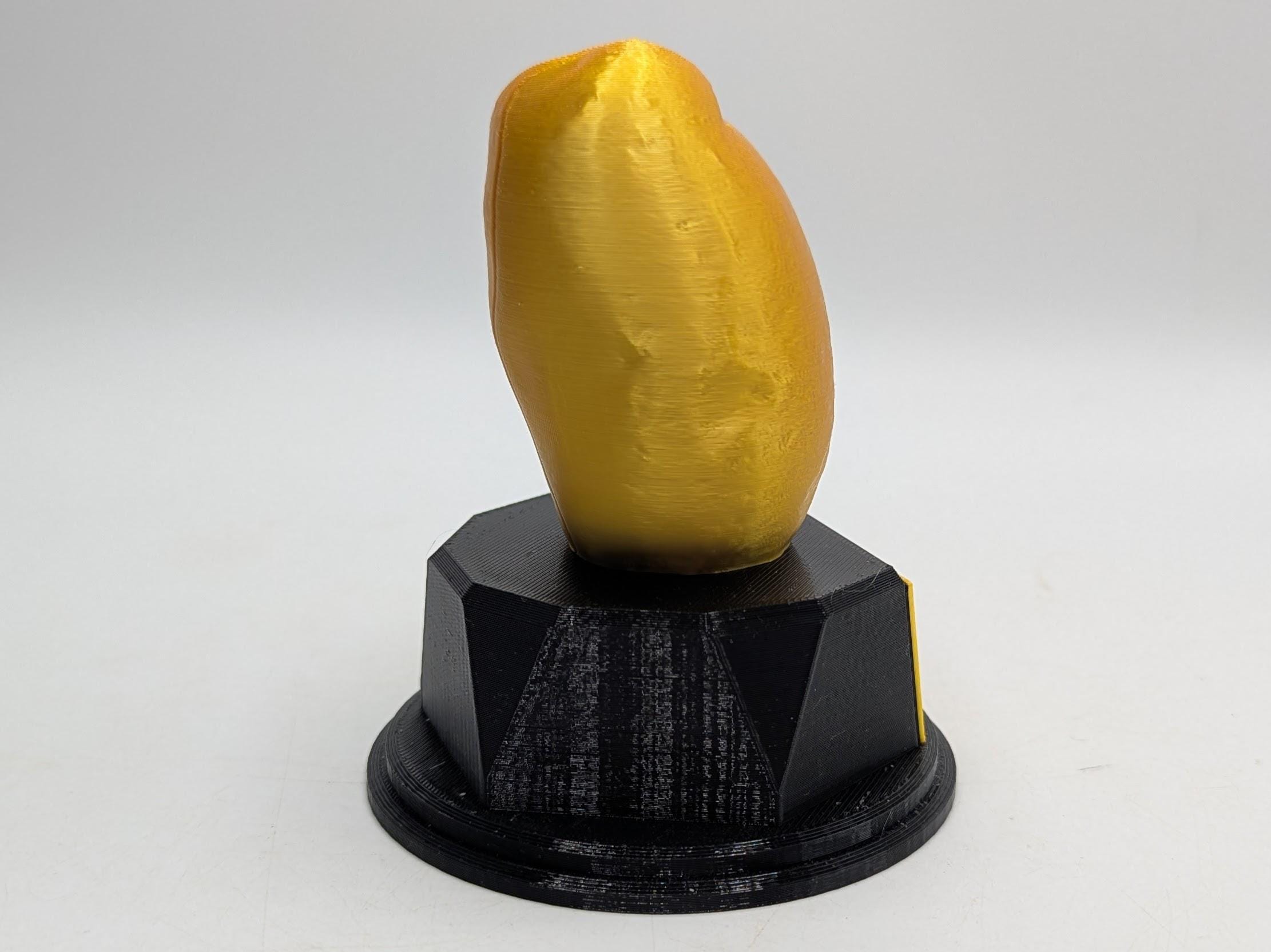 Personalised Potato Trophy, Hot Potato Trophy, Golden Potato Award, Custom Trophy, Golden Potato, Funny Trophy, Potato Gift, Office Trophy