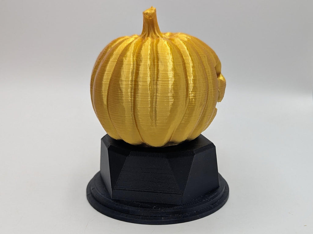 Personalised Carved Pumpkin Trophy, Halloween Award, Gift for friend, Joke Award, Personalised Pumpkin Trophy Award, Pumpkin Lover Gift