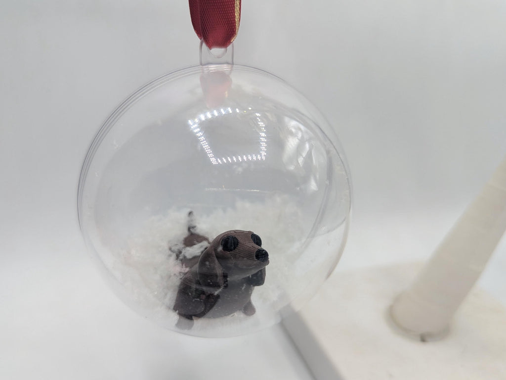 Dachshund Personalised Bauble, Personalised Christmas Bauble, Dachshund Decoration, Dog Lover Gift, Dachshund Owner Gift, Dachshund Lover