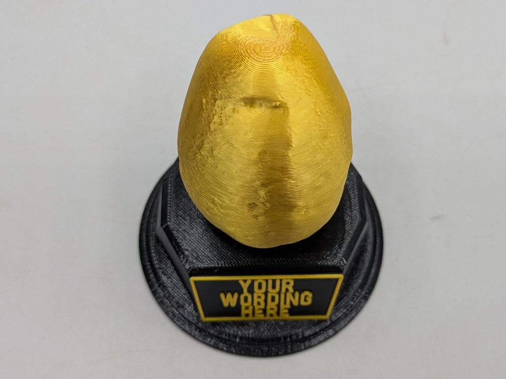 Personalised Potato Trophy, Hot Potato Trophy, Golden Potato Award, Custom Trophy, Golden Potato, Funny Trophy, Potato Gift, Office Trophy