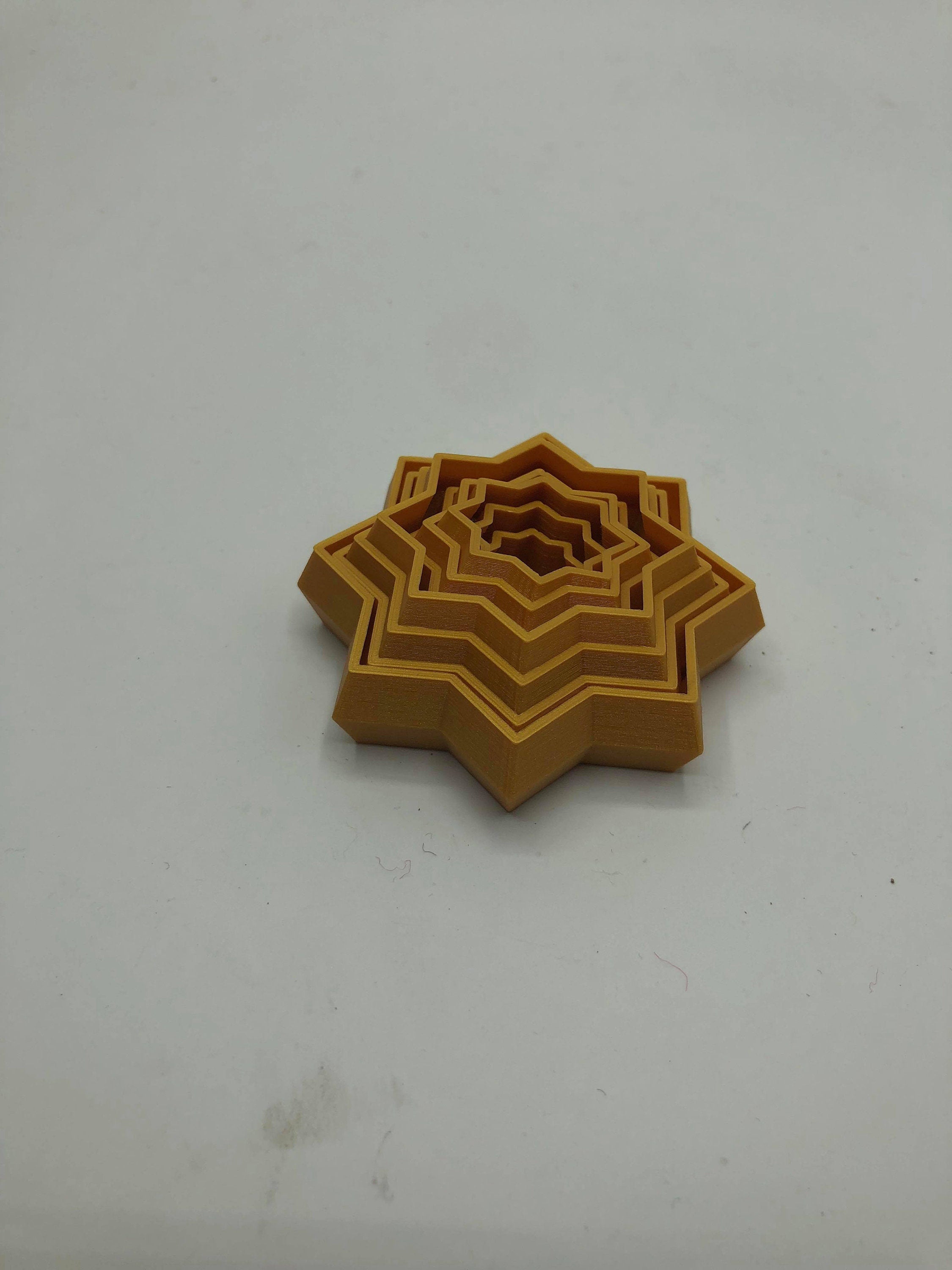 Stress Relief Desk Toy, Fidget Star Sensory Executive Toy, Under 5 Pounds, Star 8 Point Fidget, Fidget Toy for Over 14s, Adult Autism