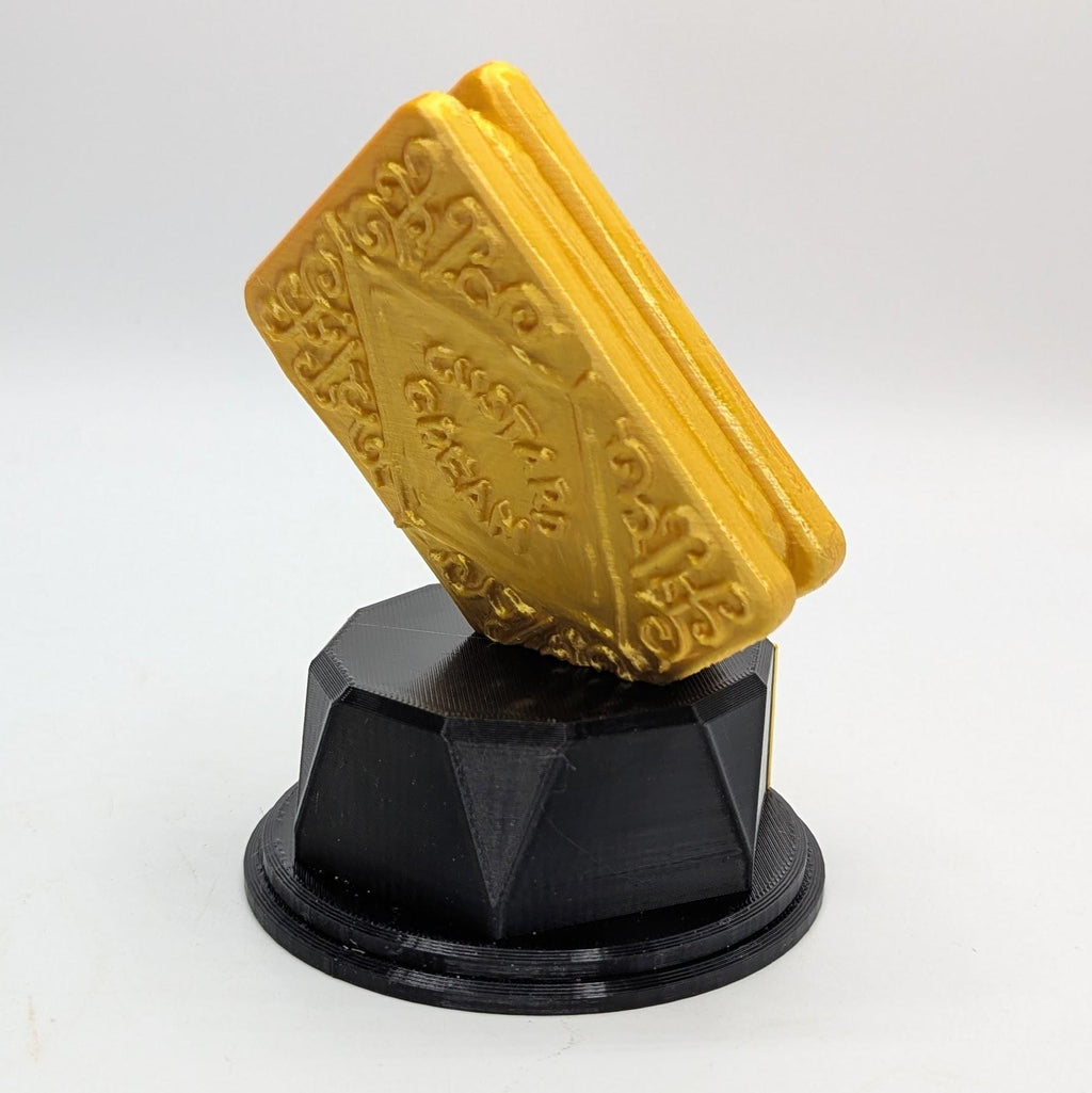 Personalised Custard Cream Trophy, Biscuit Fun Trophy, Custard Cream Lover Gift, Custard Cream Award,  Biscuit Lover Gift, Custom Trophy