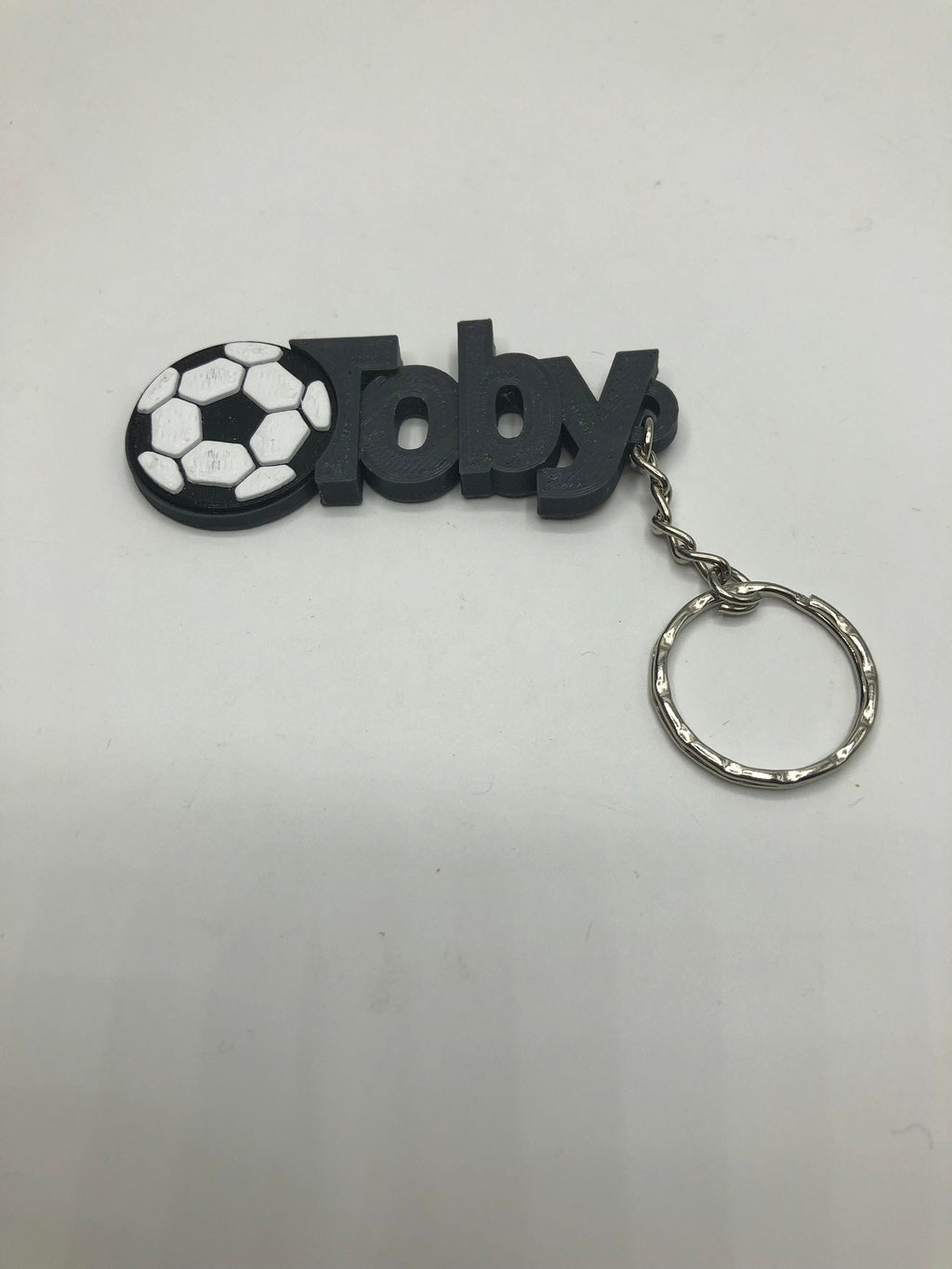 Personalised Football Keyring, Soccer Keyring, Football Party Bag, Football Team Bag Tag, Football Gift, Football Favour, Under 5 Pound