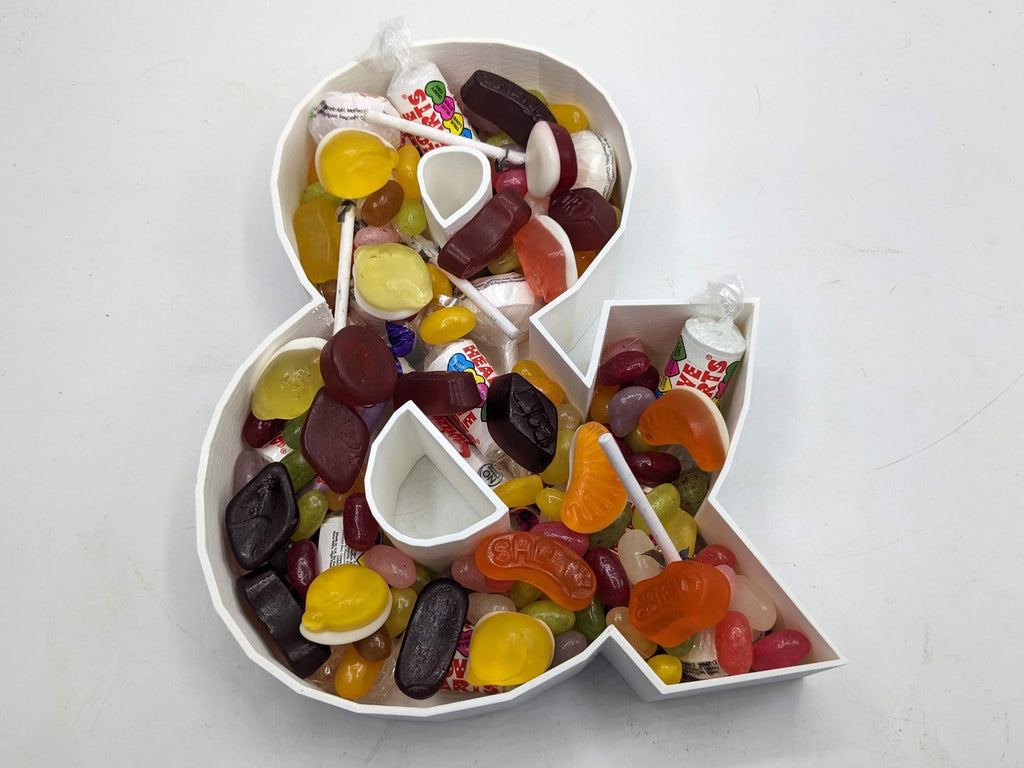 Wedding Large Letters (8.5") for Sweet filling / Wedding Cake Alternative / Wedding Table Decoration / Wedding Sweet Stand / Wedding Floral