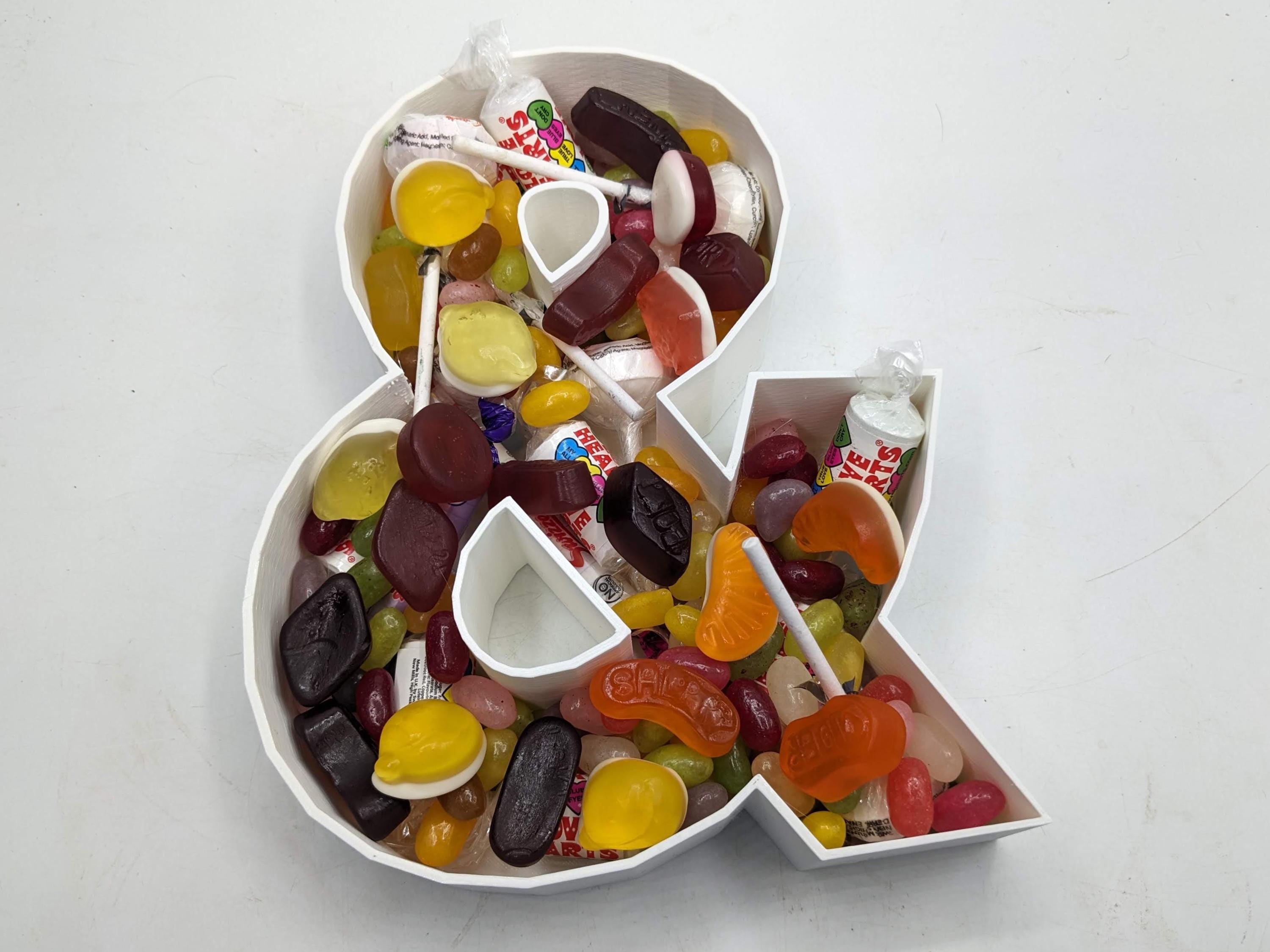 Wedding Large Letters (8.5") for Sweet filling / Wedding Cake Alternative / Wedding Table Decoration / Wedding Sweet Stand / Wedding Floral