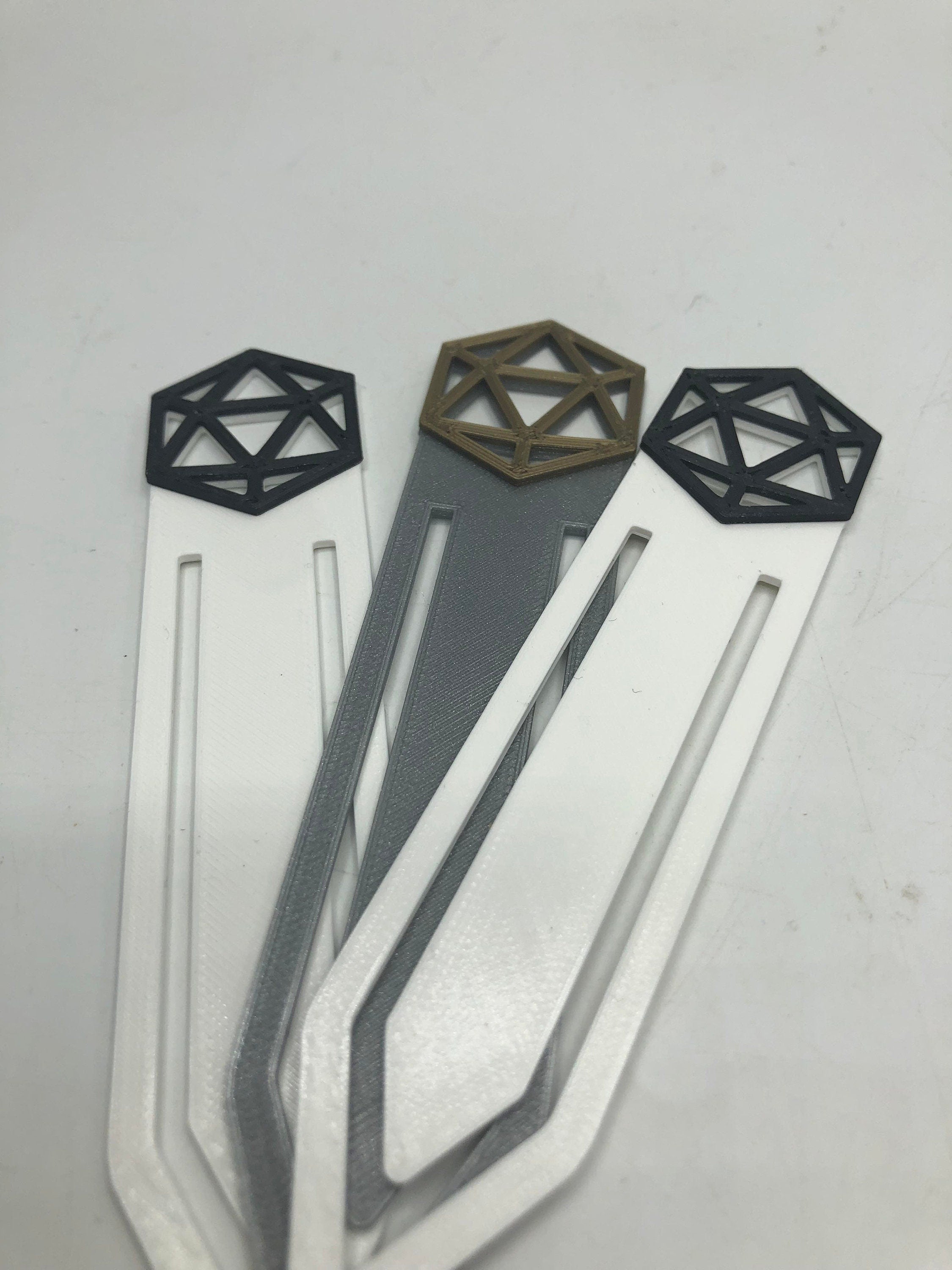 D20 Inspired Dice Bookmark / D+D Inspired Bookmark / Table Top Gaming Inspired game players / D&D Inspired / D20 Dice Inspired Bookmark