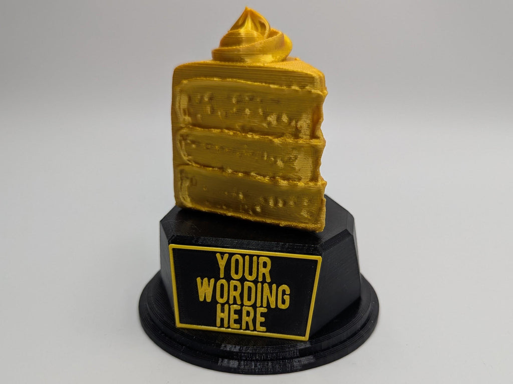 Personalised Cake Trophy, Cake Lover Trophy, Cake Award Trophy, Baking Trophy, Best Cake Maker, Baking Competition Award, Star Baker Cake