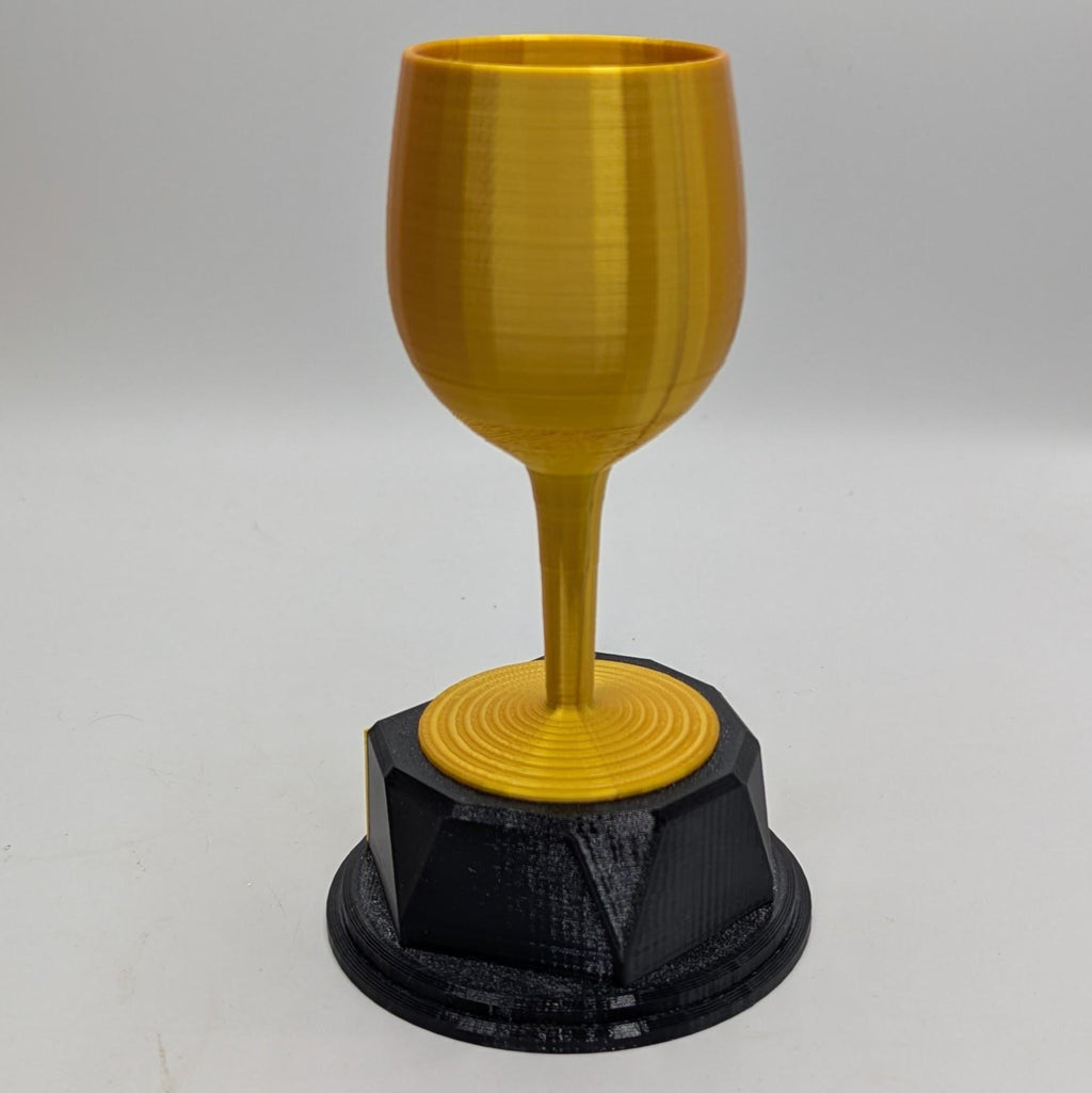 Personalised Wine Glass Trophy, Best Wine Trophy, Wine Lover Trophy, Novelty Office Trophy, Biggest Drinker Award, Custom Trophy Wine Award