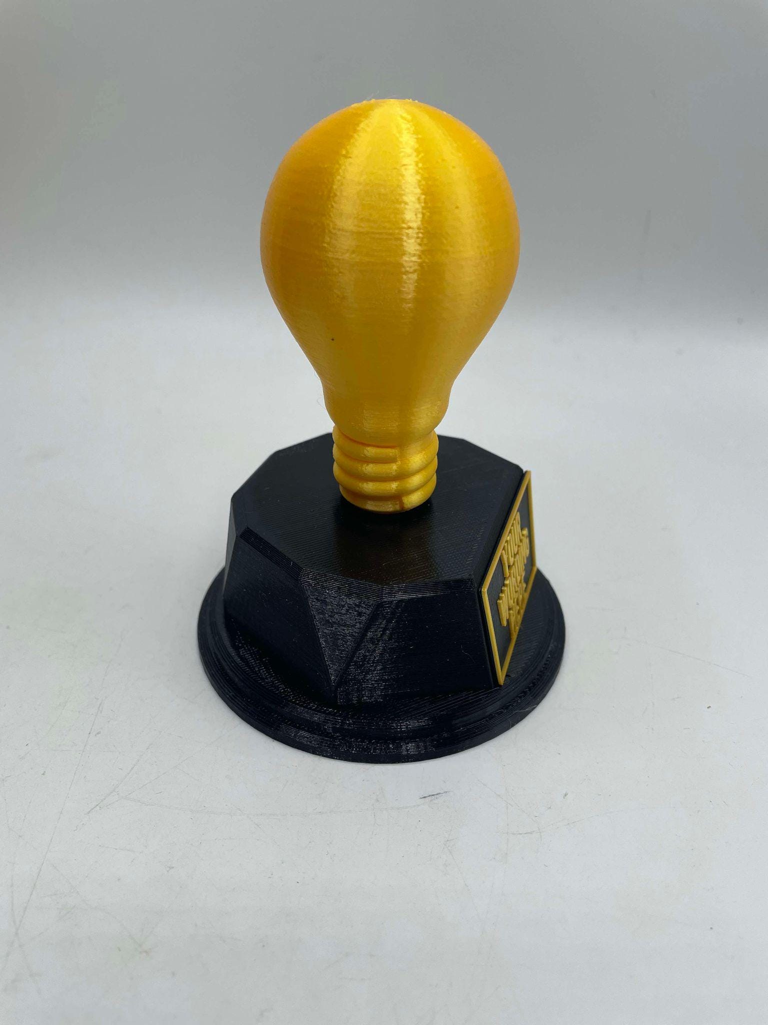 Personalised Light Bulb Trophy, Ideas Trophy, Light Bulb Award, Ideas Award, Clever Trophy, Personalised Clever Trophy, Light Bulb Moment