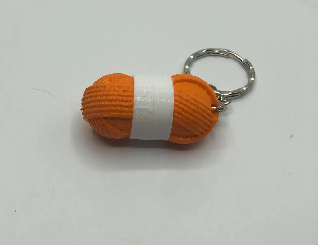 Wool Keyring, Yarn Ball Keyring, Gift for Knitter, Crochet Gift, Knitting Wool, Wool Shaped Gift, Yarn Shaped Gift, Crochet Queen, Knitting
