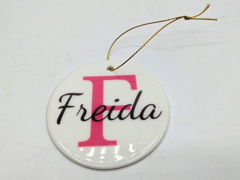 Personalised Ceramic Christmas Tree Ornament with Name / Personalised Bauble / Hanging Tree Decoration | Christmas Keepsake Gift / Bauble