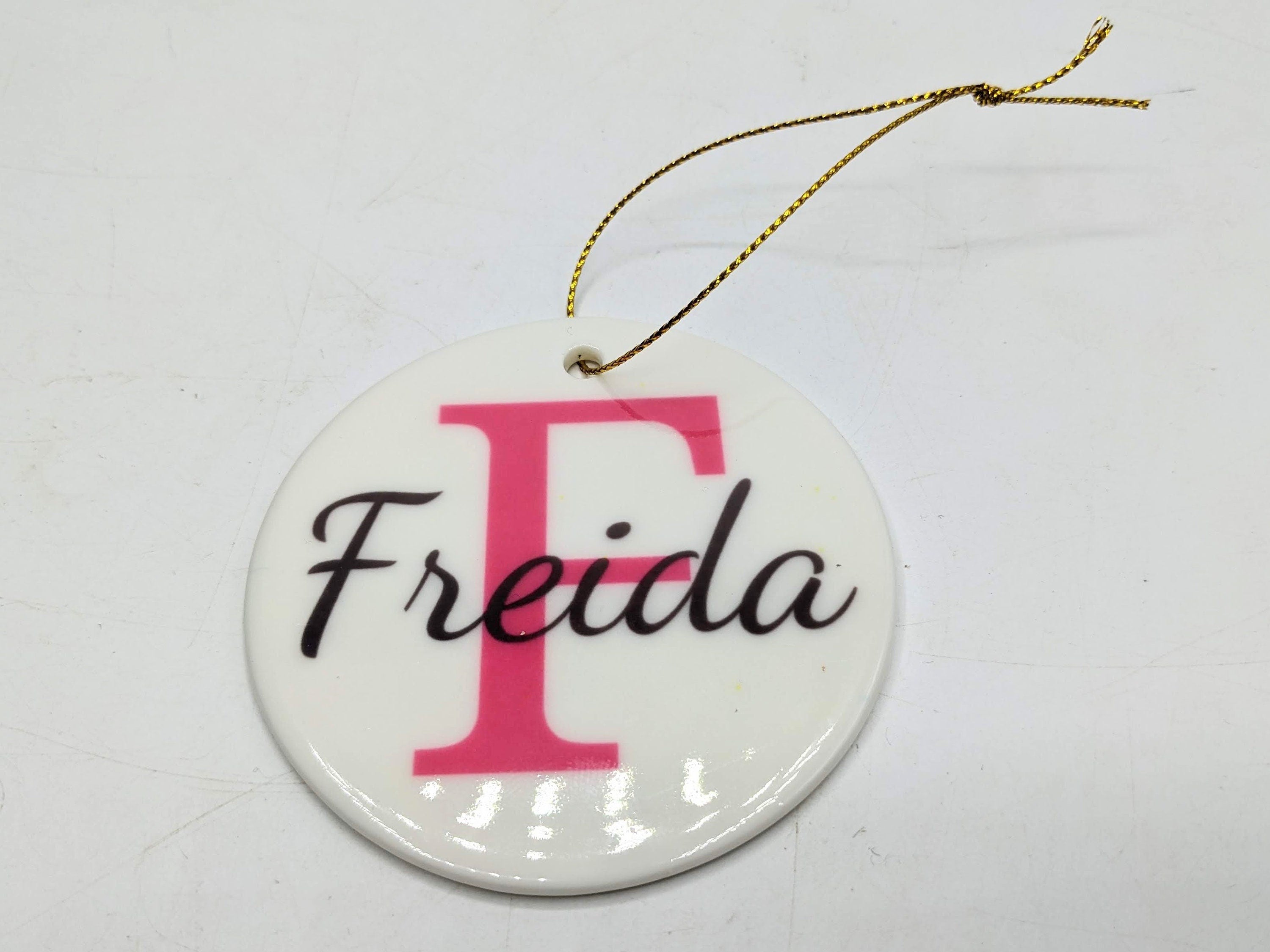 Personalised Ceramic Christmas Tree Ornament with Name / Personalised Bauble / Hanging Tree Decoration | Christmas Keepsake Gift / Bauble