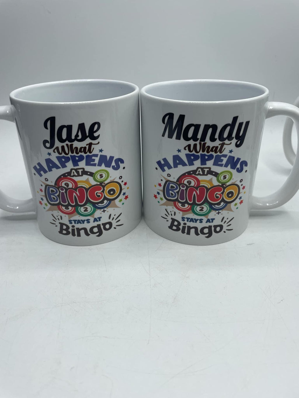 Personalised Bingo Mug / Funny Bingo Mug / What Happens at Bingo Mug / Gift for Bingo Player / Bingo / Gift for Bingo Lover / Bingo Gift