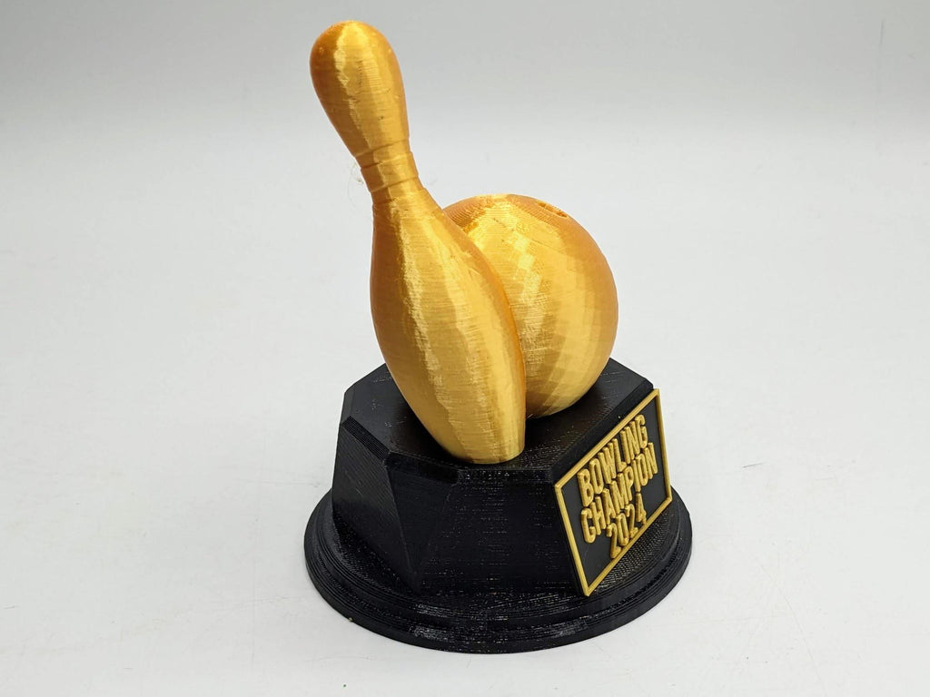 Personalised Bowling Trophy, Bowling Team Trophy, Secret Santa Bowling, Bowling Gift, Personalised Bowling Pin, Bowling Award, Best Bowler