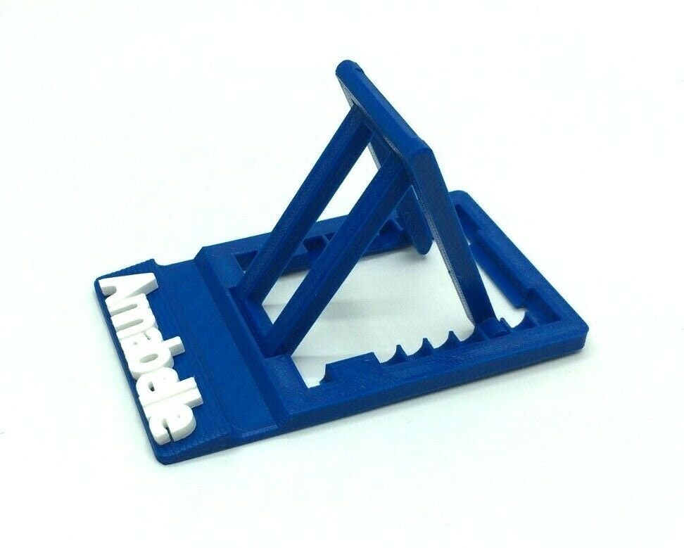 Personalised Universal Mobile Phone Holder / Adjustable Folding Desk Stand / Phone Holder / Personalised Gift / Phone Stand / Accessory