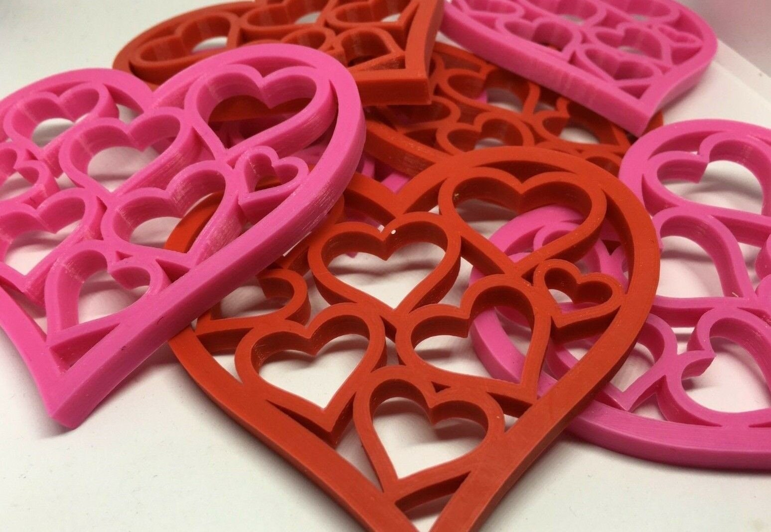 Heart Drinks Coasters / Valentines Day Gift / Love Coaster / Heart Shaped Coaster / Drinks Coaster / Coaster Heart Gift / Heart Shaped Gift