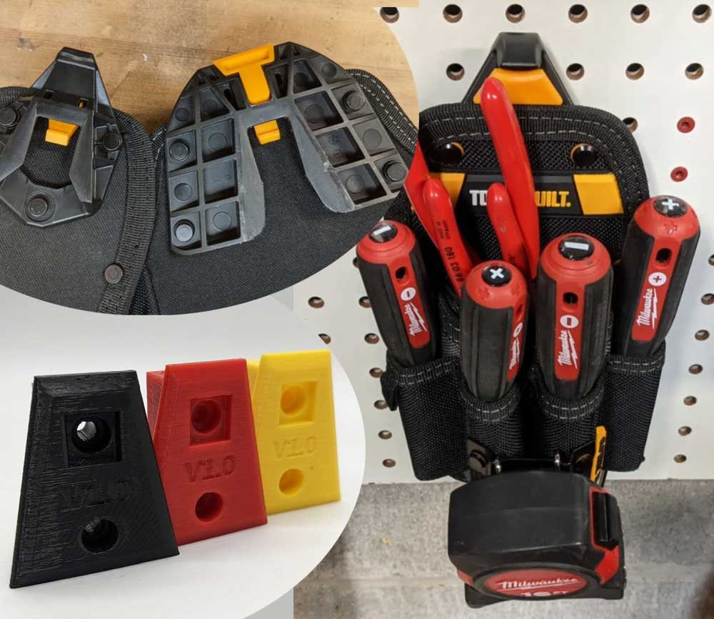 ToughBuilt ClipTech Tool, Tool Pouch, Tool Wall Mount, Toughbuilt Accessory, Tool Pouch Mount, Tool Accessory, Tool Storage Mount, ClipTech