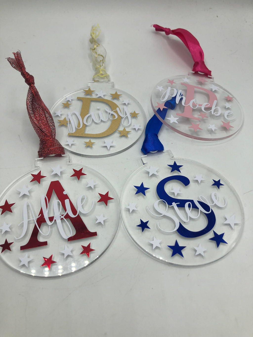 Personalised Christmas Monogram Bauble / Personalised Bauble / Tree Personalised Decoration / Name Bauble / Personalised Christmas Bauble