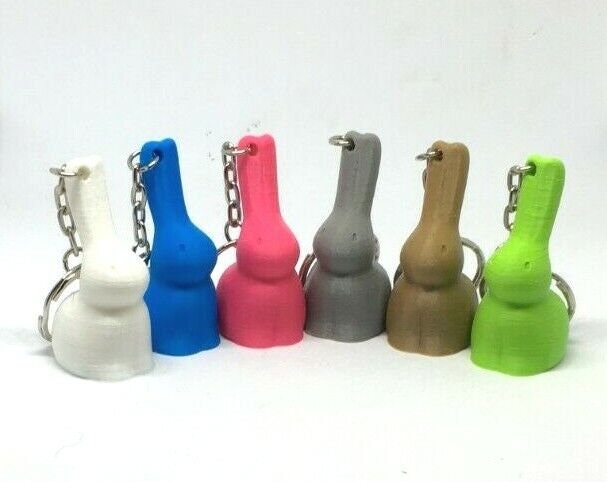 Bunny Rabbit Keyring / Rabbit Keyring / Easter Rabbit Gift / Under 5 pound / Easter Keyring / Rabbit Lover Gift / Bunny Gift / Bunny Bag Tag
