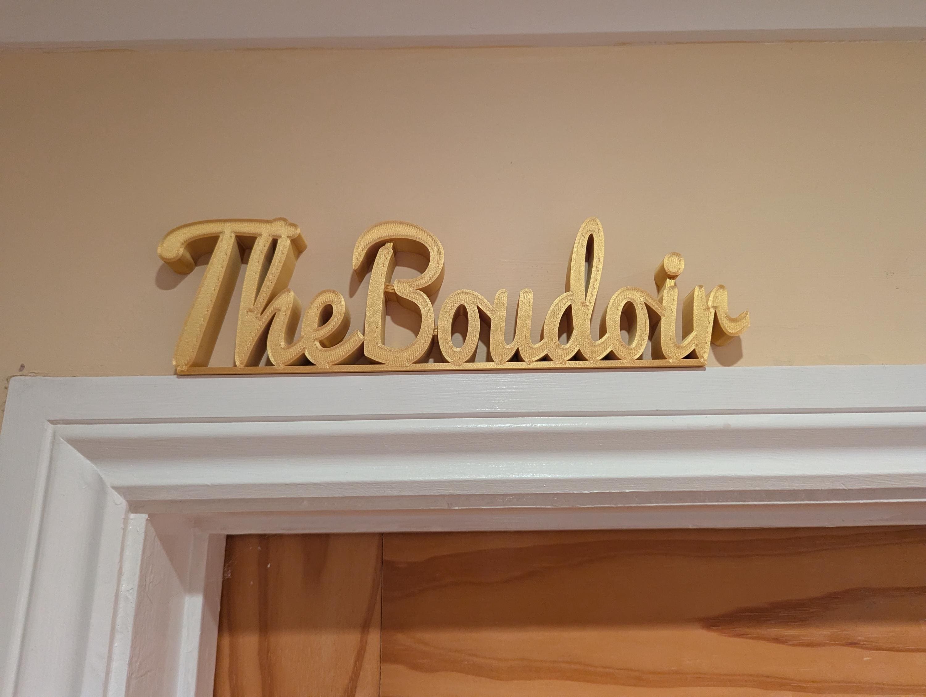 The Boudoir Door Sign, Boudoir Door Topper, Custom Door Sign, Bedroom Wall Sign, Above Door Sign, Quirky Door Sign, Fun Bedroom, Home Decor