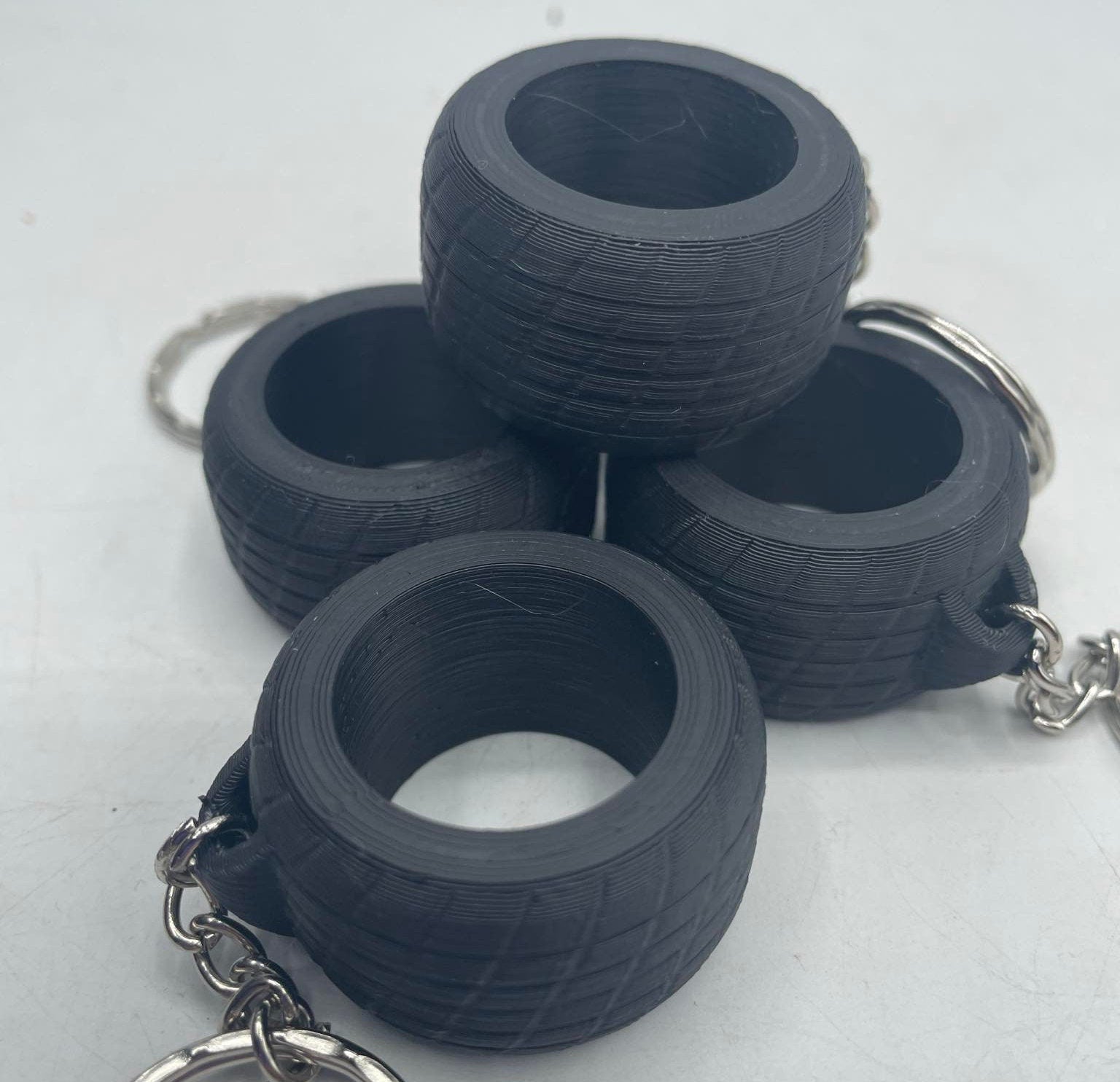 Tyre Shaped Keyring / Tyre Bag Tag / Tyre Keyring / Tyre Gift / Tyre Keyring Gift / Mechanic Gift / Racing Driver Gift / Racing Keyring