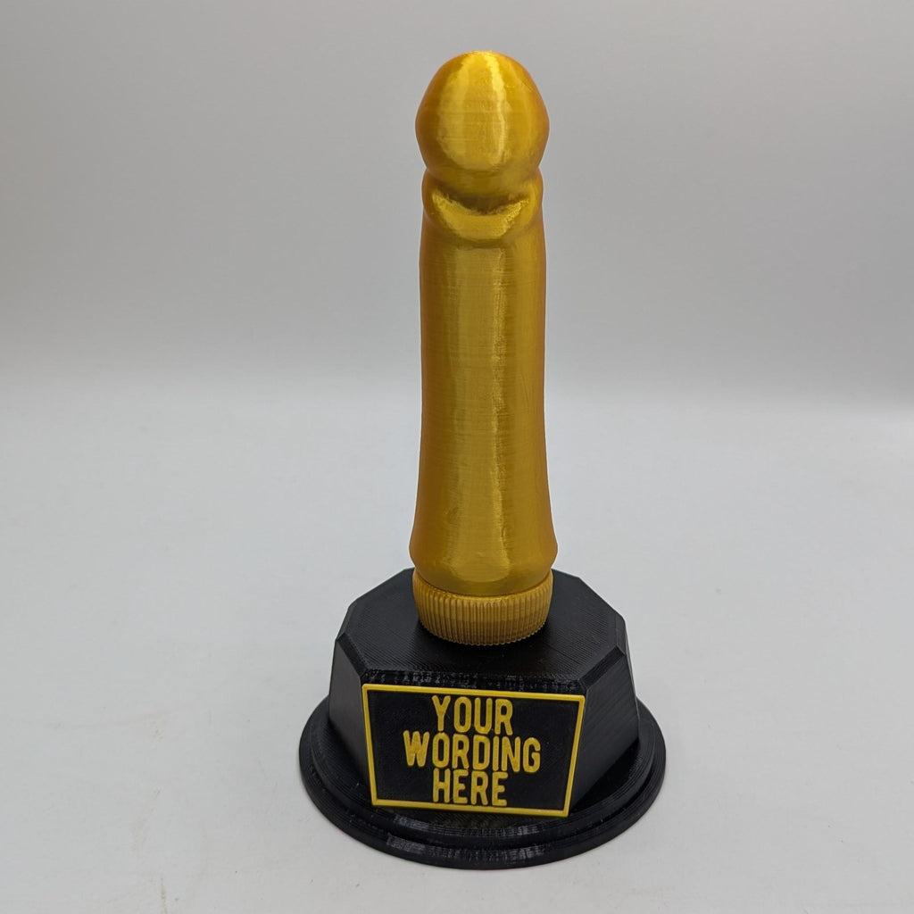 Personalised Dildo Trophy, Custom Trophy Gift, Biggest Dildo Award, Dildo Gift, Dildo Shaped Gift, Dildo Award Trophy, Joke Dildo Award Gift