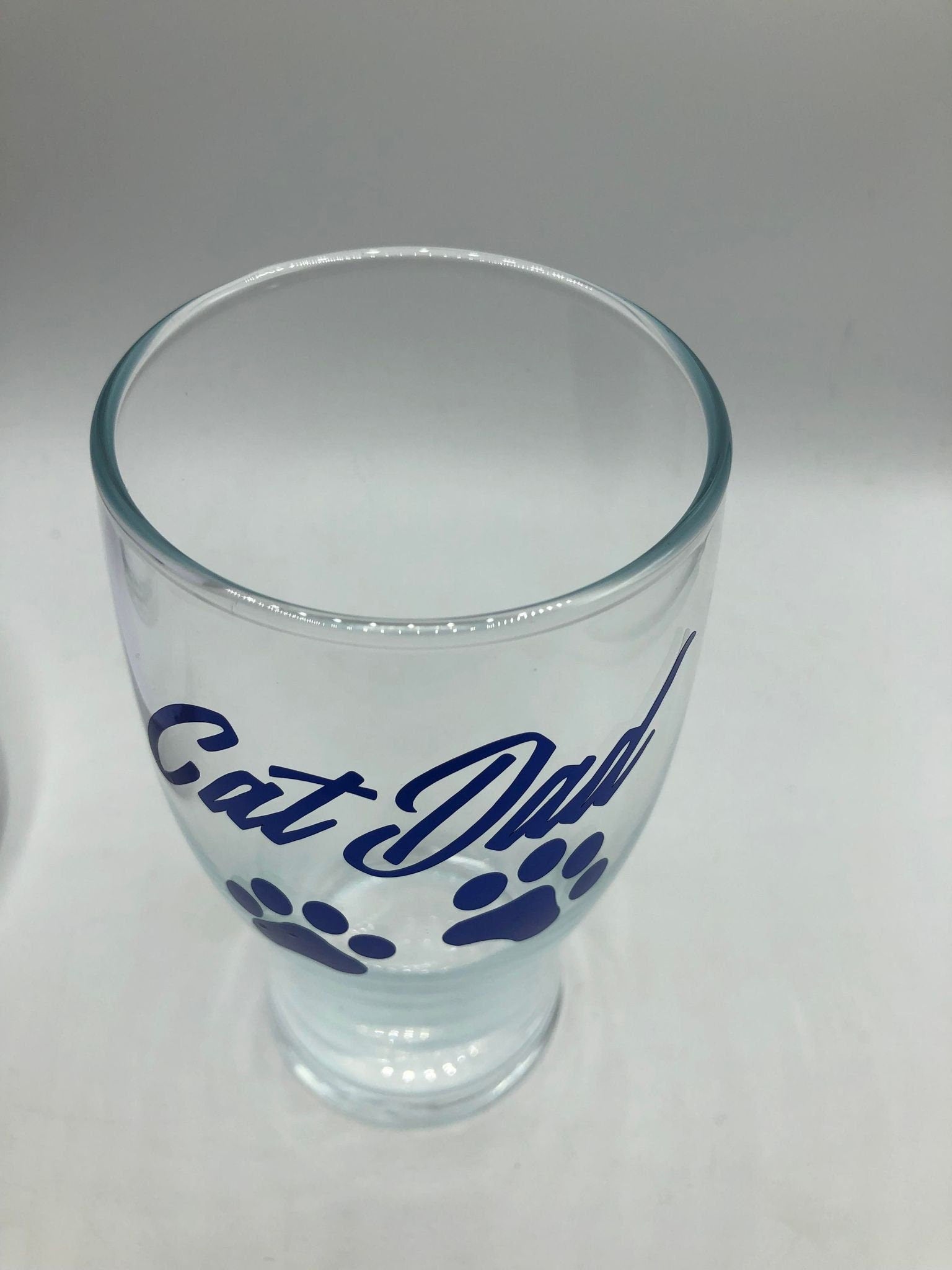 Cat Dad Pint Glass, Fathers Day Gift, Christmas Gift, Cat Dad Gift, Cat Dad Glass, Personalised Cat Gift, Cat Dad Lover Gift, Cat Owner Gift