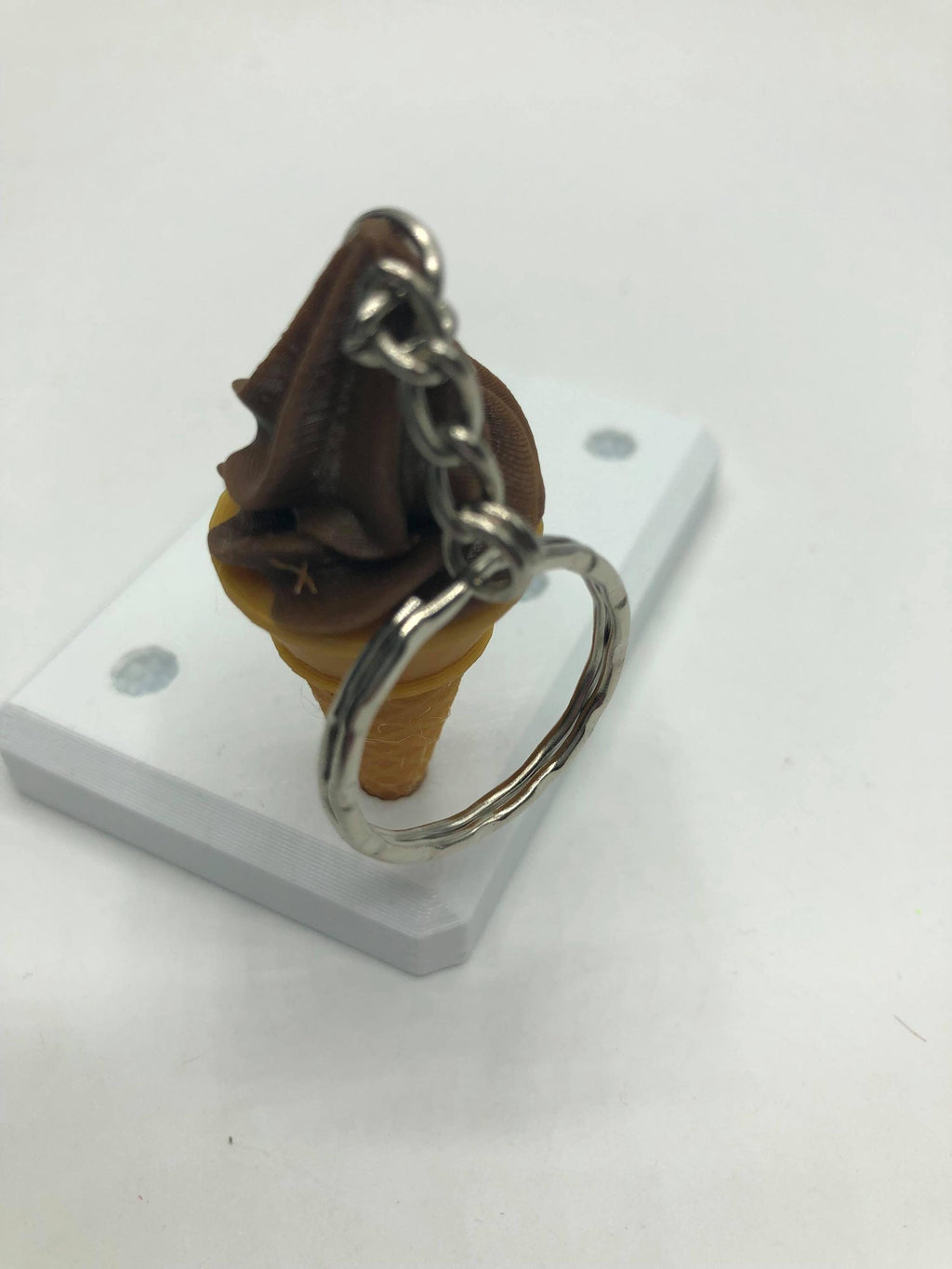 Ice Cream Cone Keyring, Whipped Ice Cream Keyring, Ice Cream Shape Gift, Ice Cream Lover, Ice Cream Charm, Frozen Yoghurt Keyring, Cone Tag