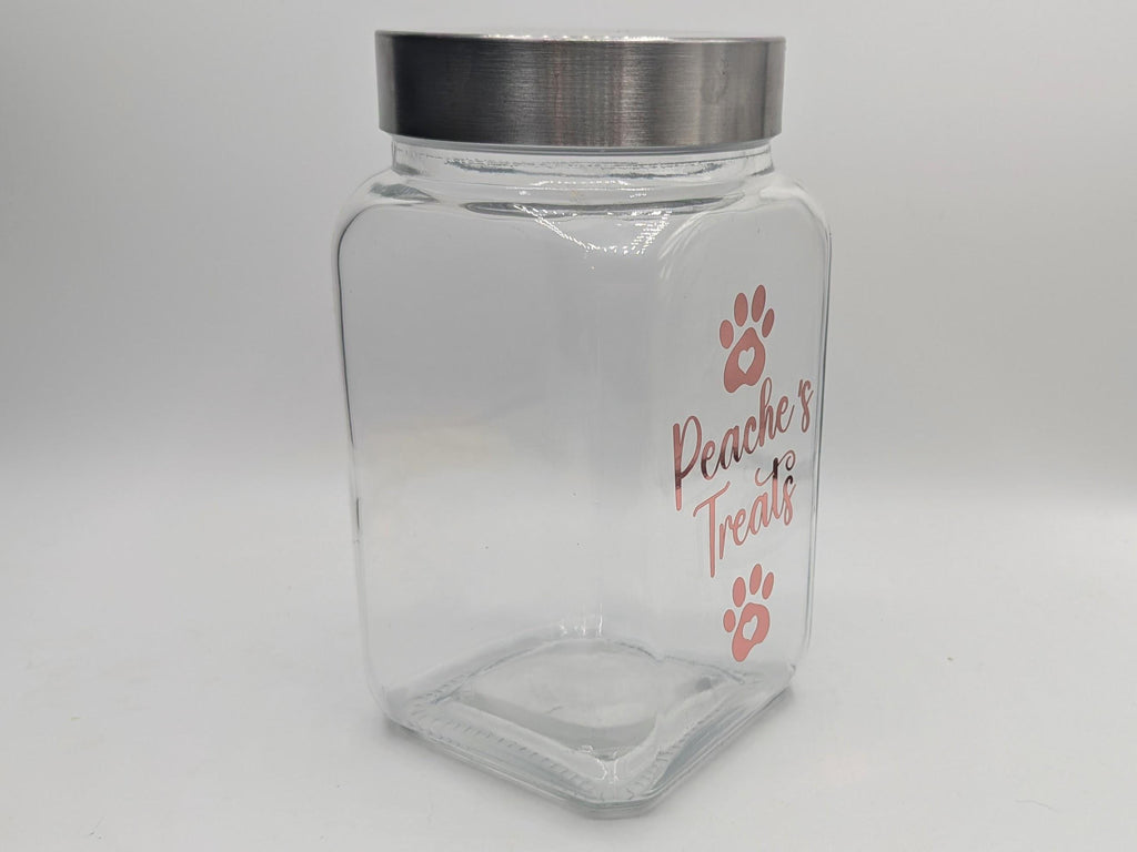 Personalised Dog Treat Jar, Cat/Dog Treat Jar, New Puppy Treat Jar, Puppy Pack Treat Jar, Gift for Dog Owner, Dog Treat Storage, Dog Gift